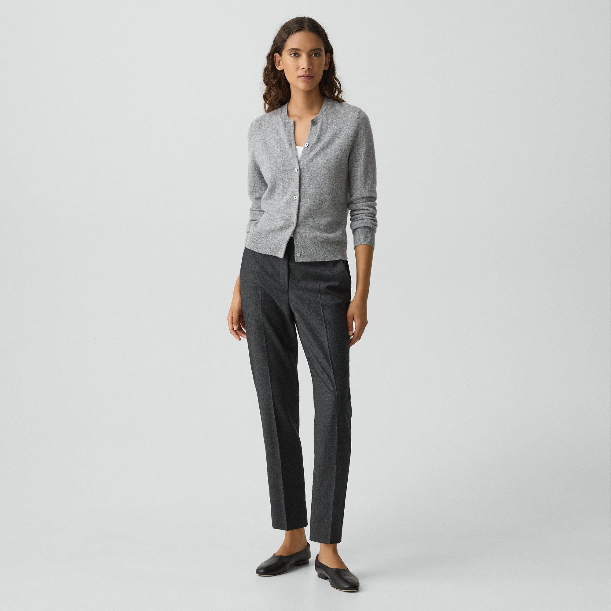 Crewneck Cardigan in Cashmere
