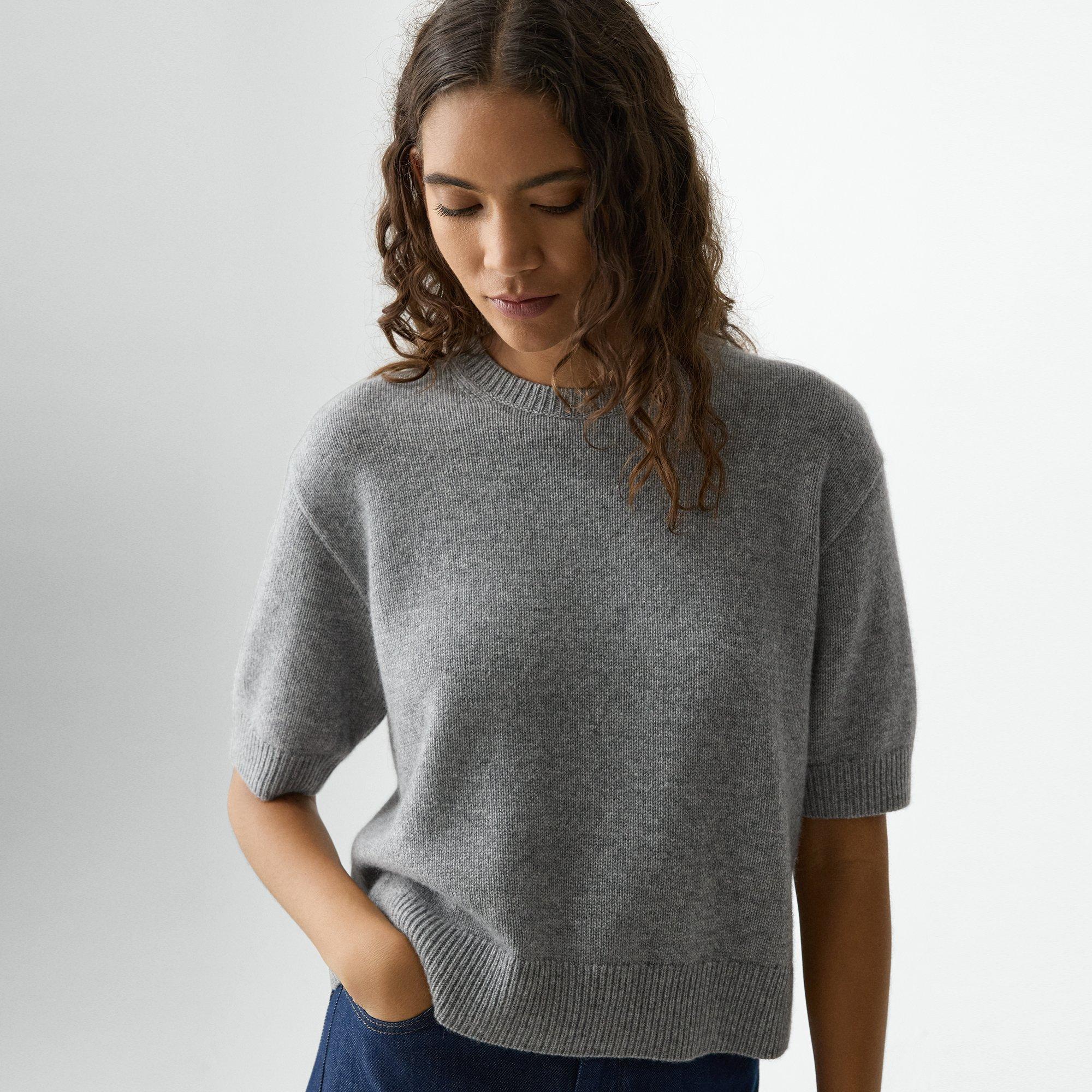 Cropped Tee in Cashmere