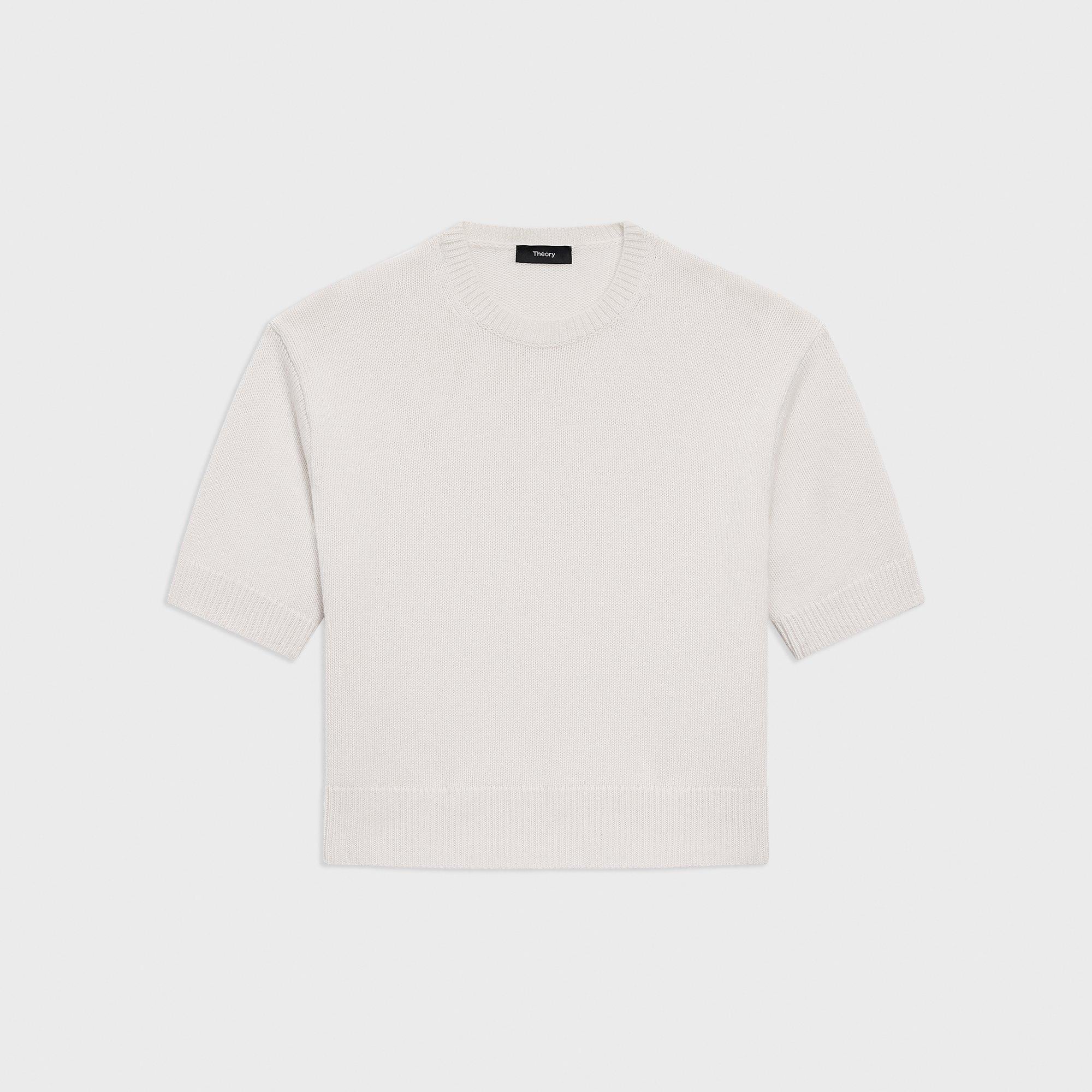 Cropped Tee in Cashmere