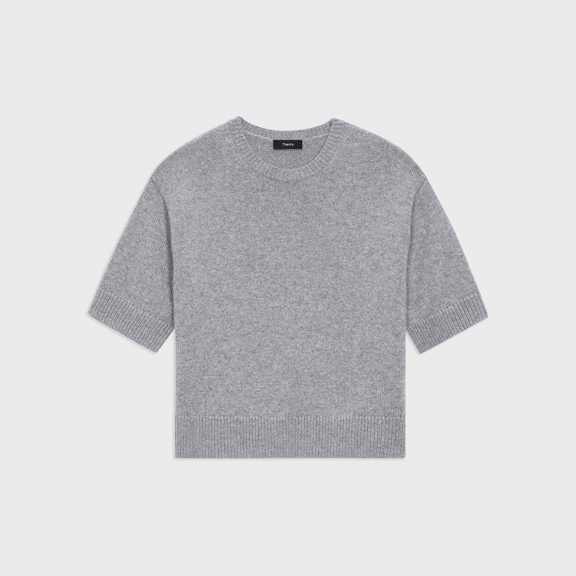 Cropped Tee in Cashmere