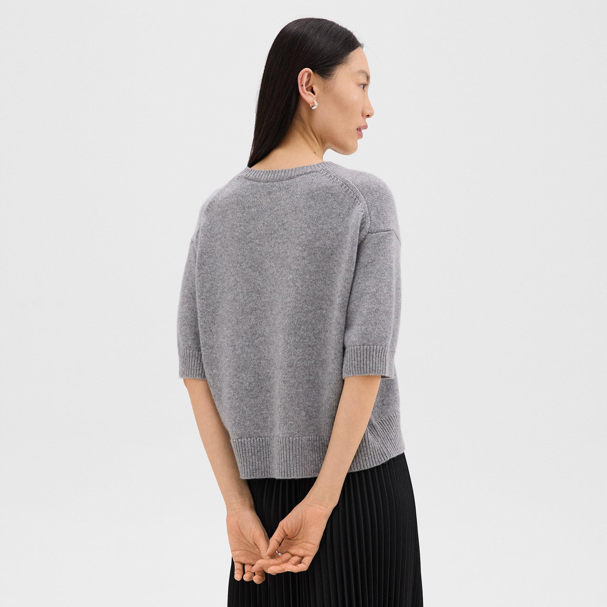 Cropped Tee in Cashmere