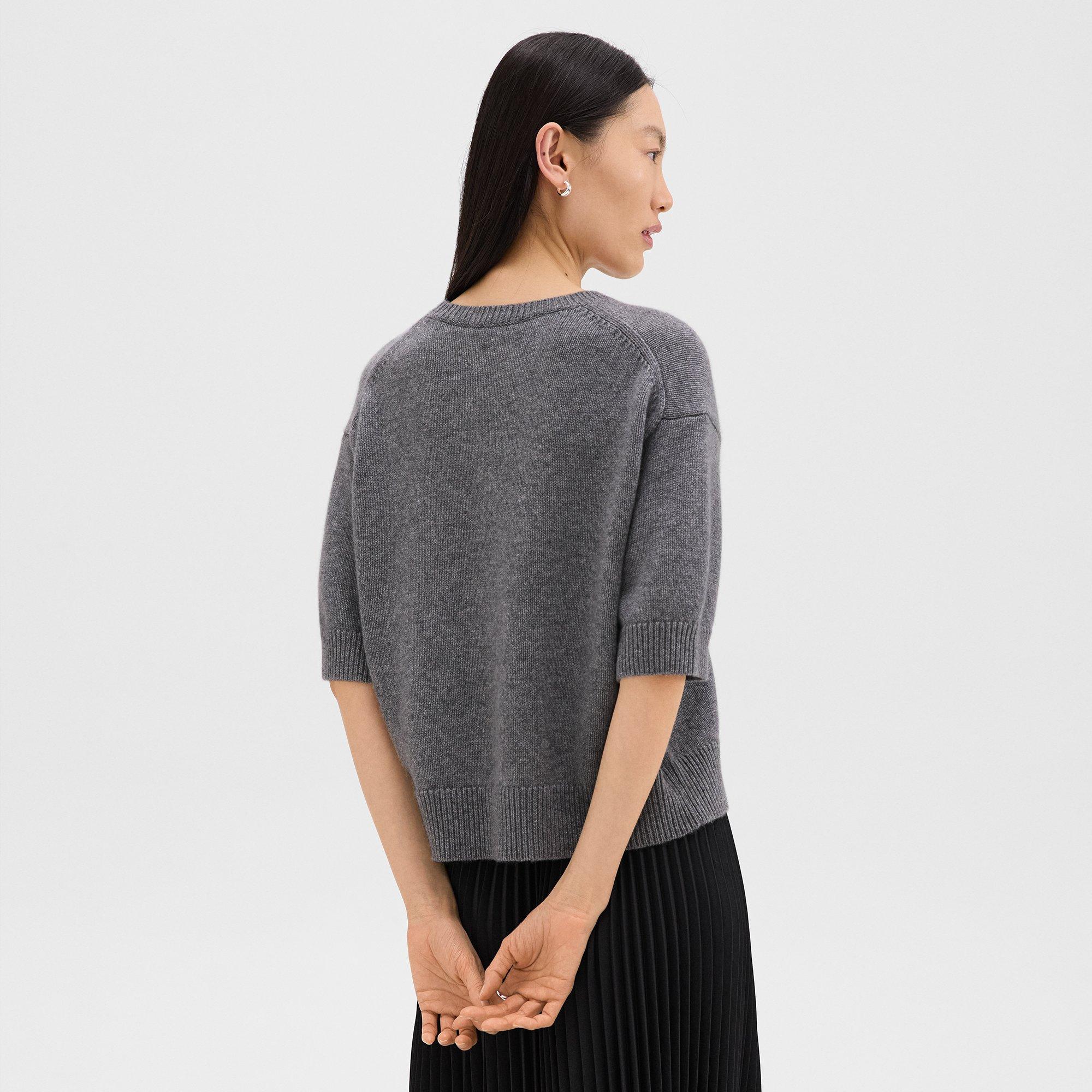 Cropped Tee in Cashmere