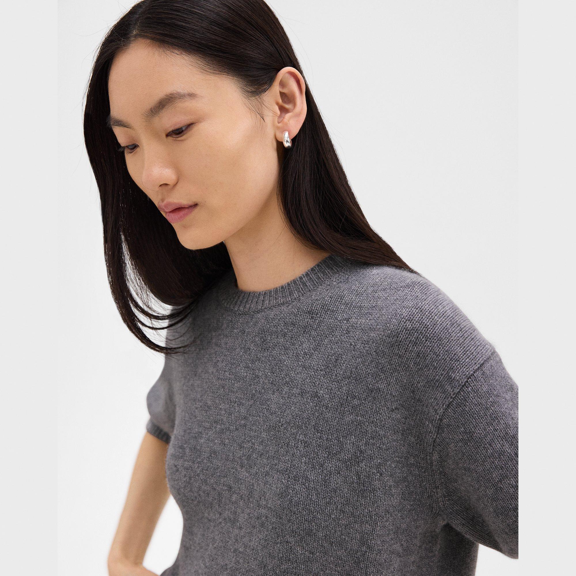 Cropped Tee in Cashmere