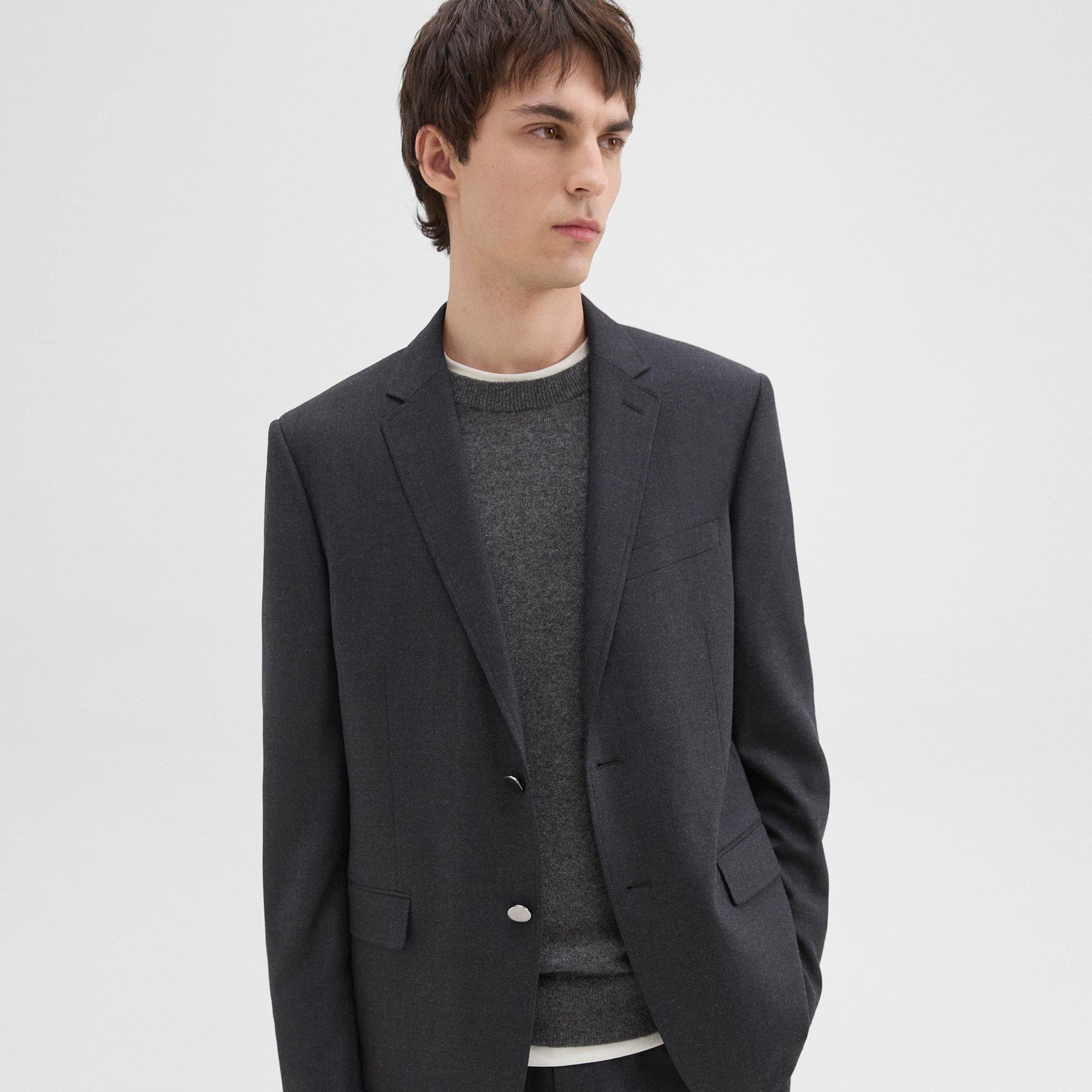 Nostrand Blazer aus Flanell mit Stretchanteil