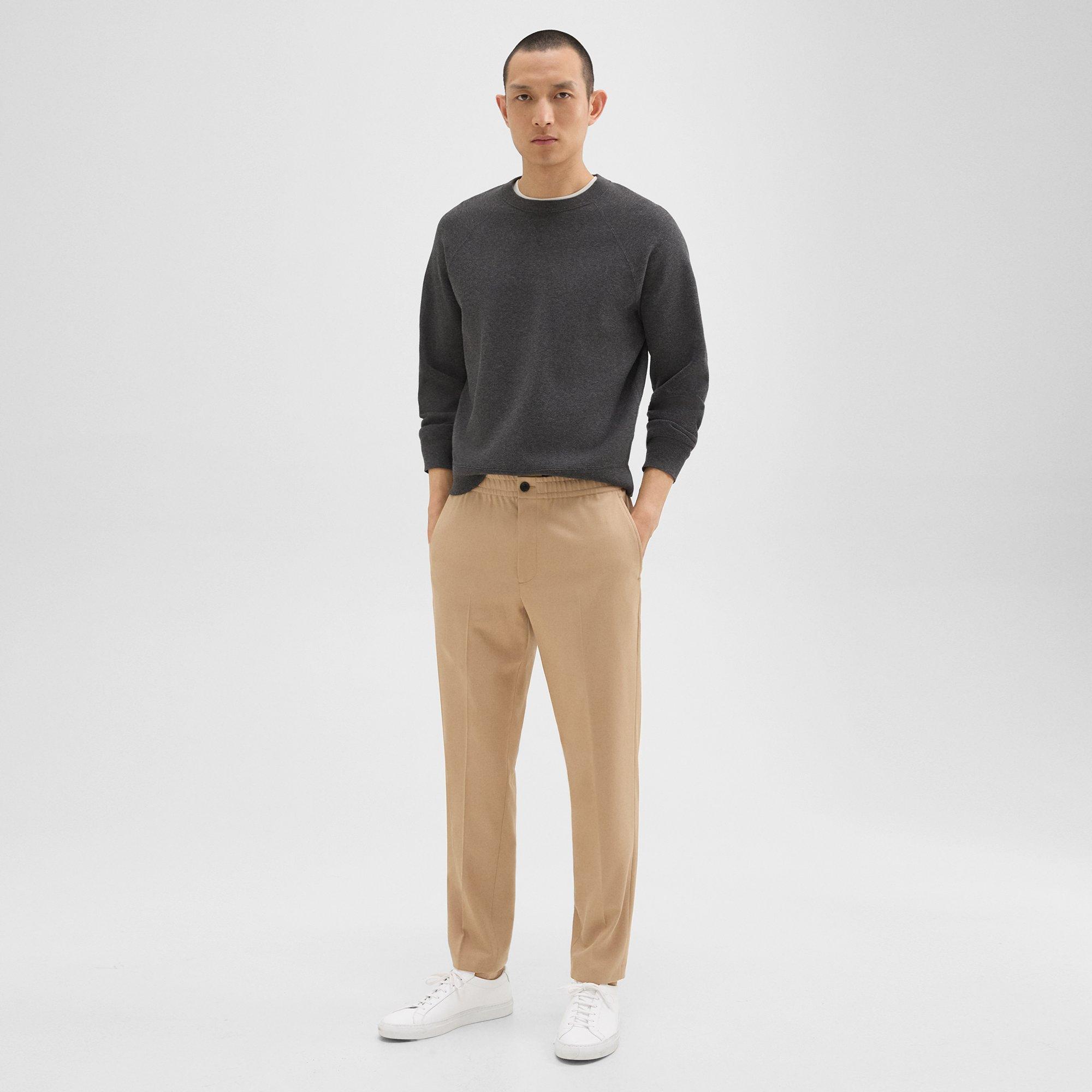 Larin Drawstring Pant in Stretch Flannel