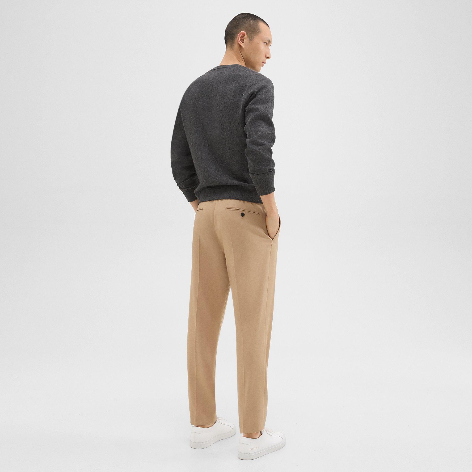Larin Drawstring Pant in Stretch Flannel