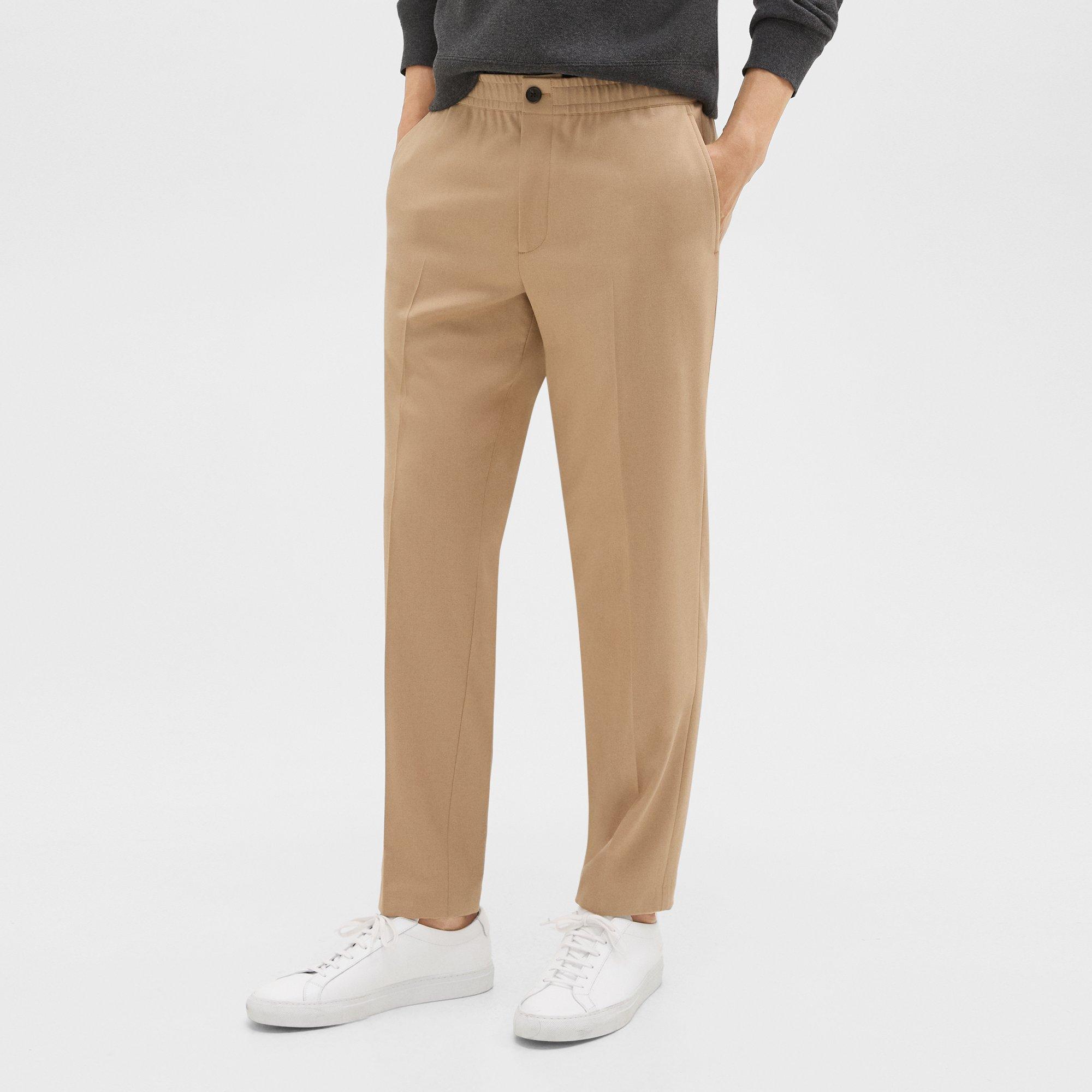 Larin Drawstring Pant in Stretch Flannel