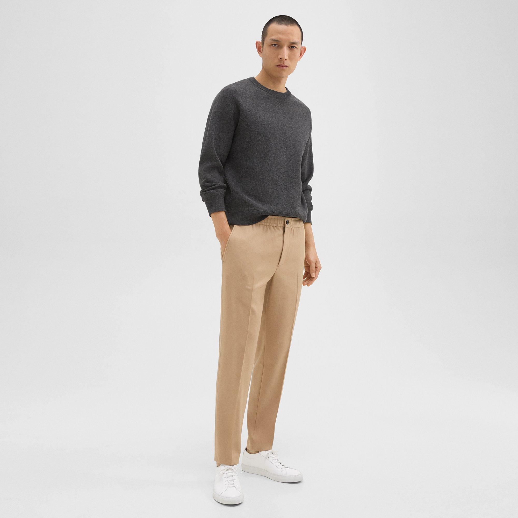 Larin Drawstring Pant in Stretch Flannel