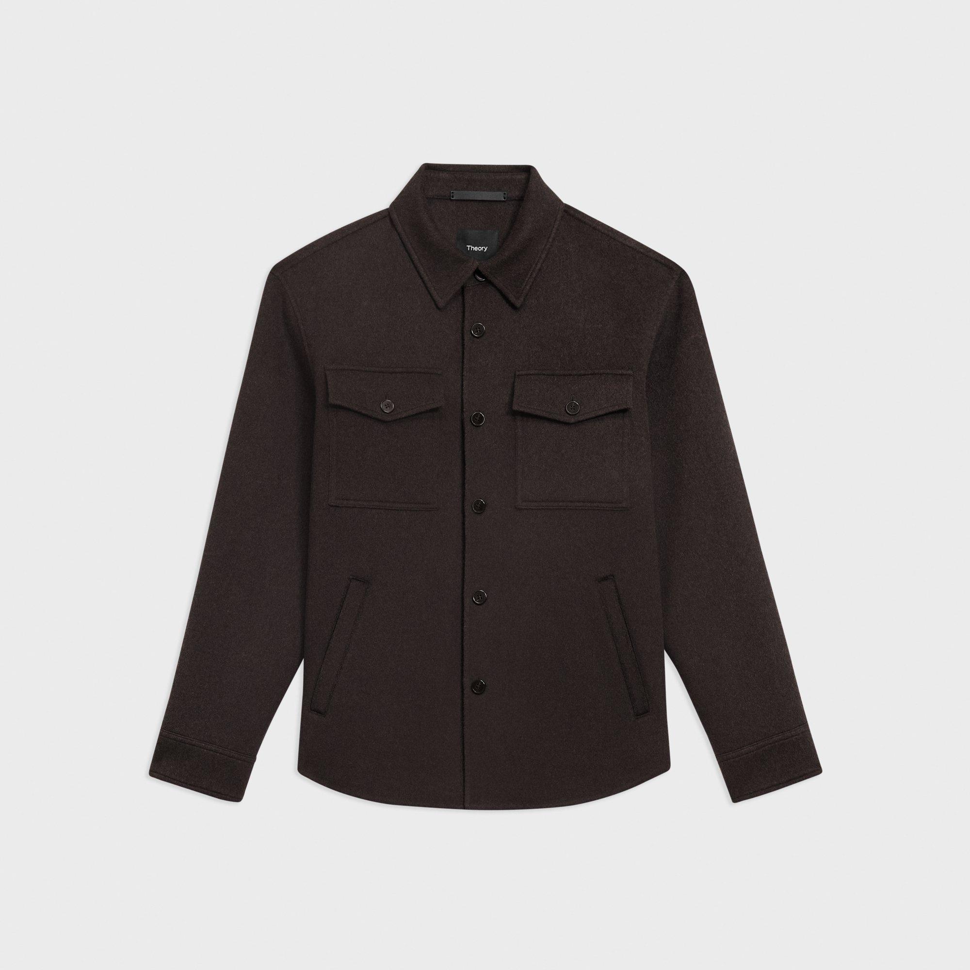 Shirt Jacket in Double-Face Wool-Cashmere