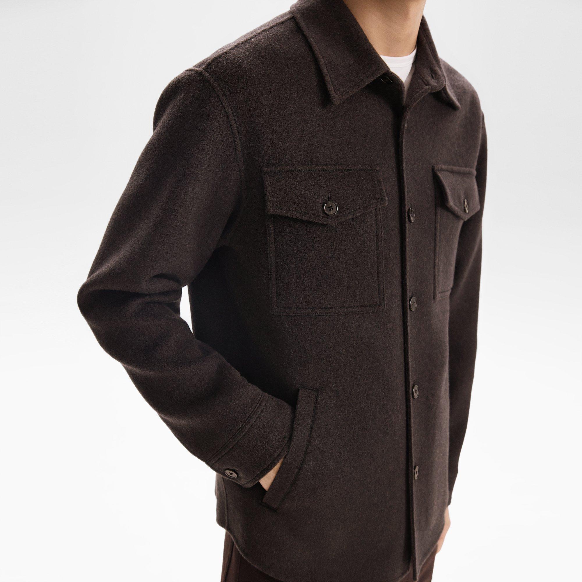 Shirt Jacket in Double-Face Wool-Cashmere