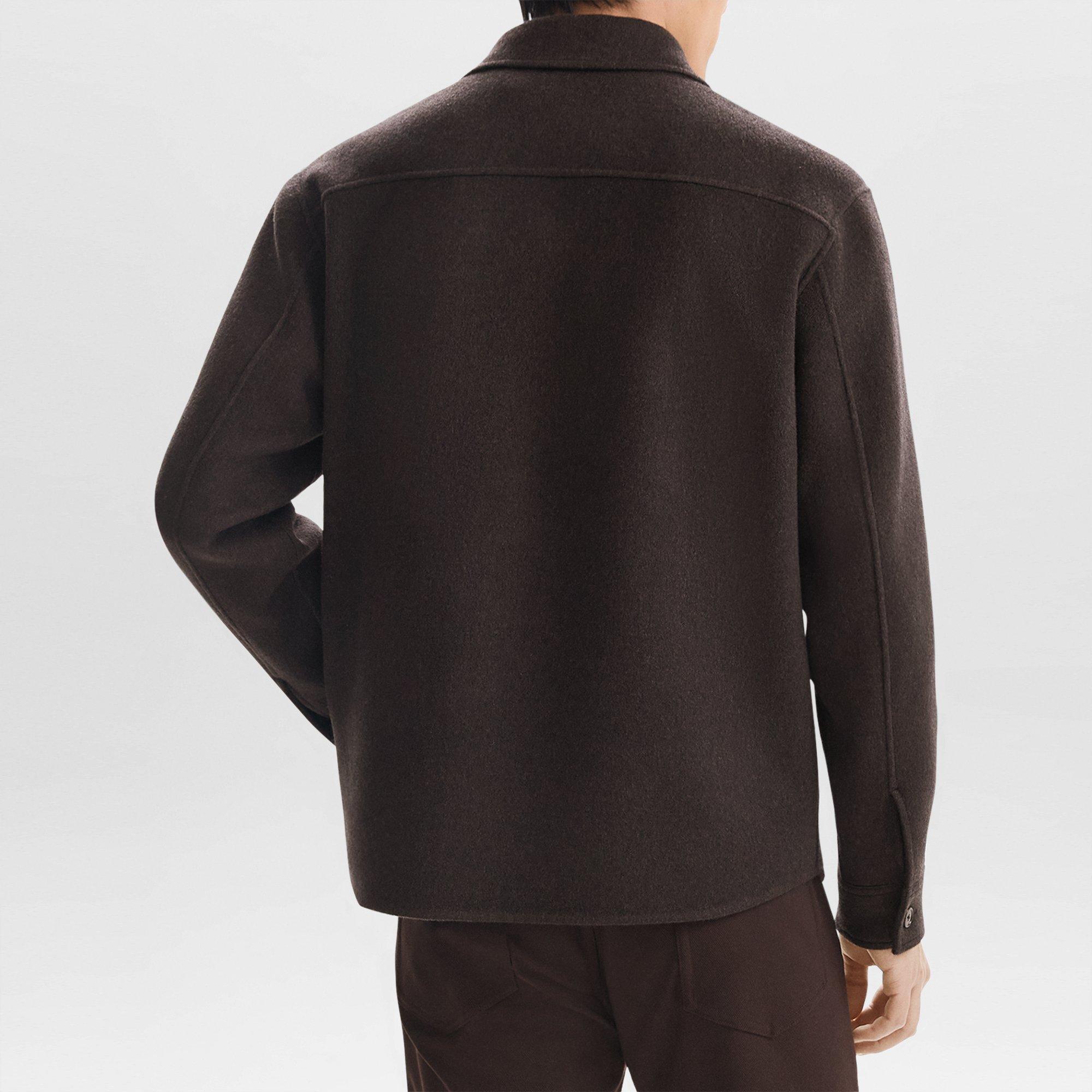 Shirt Jacket in Double-Face Wool-Cashmere