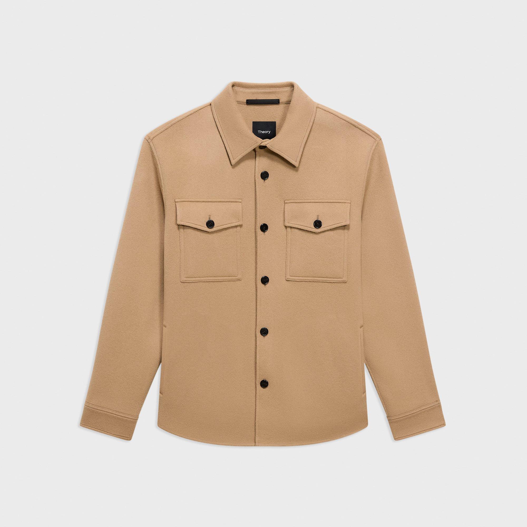 Shirt Jacket in Double-Face Wool-Cashmere