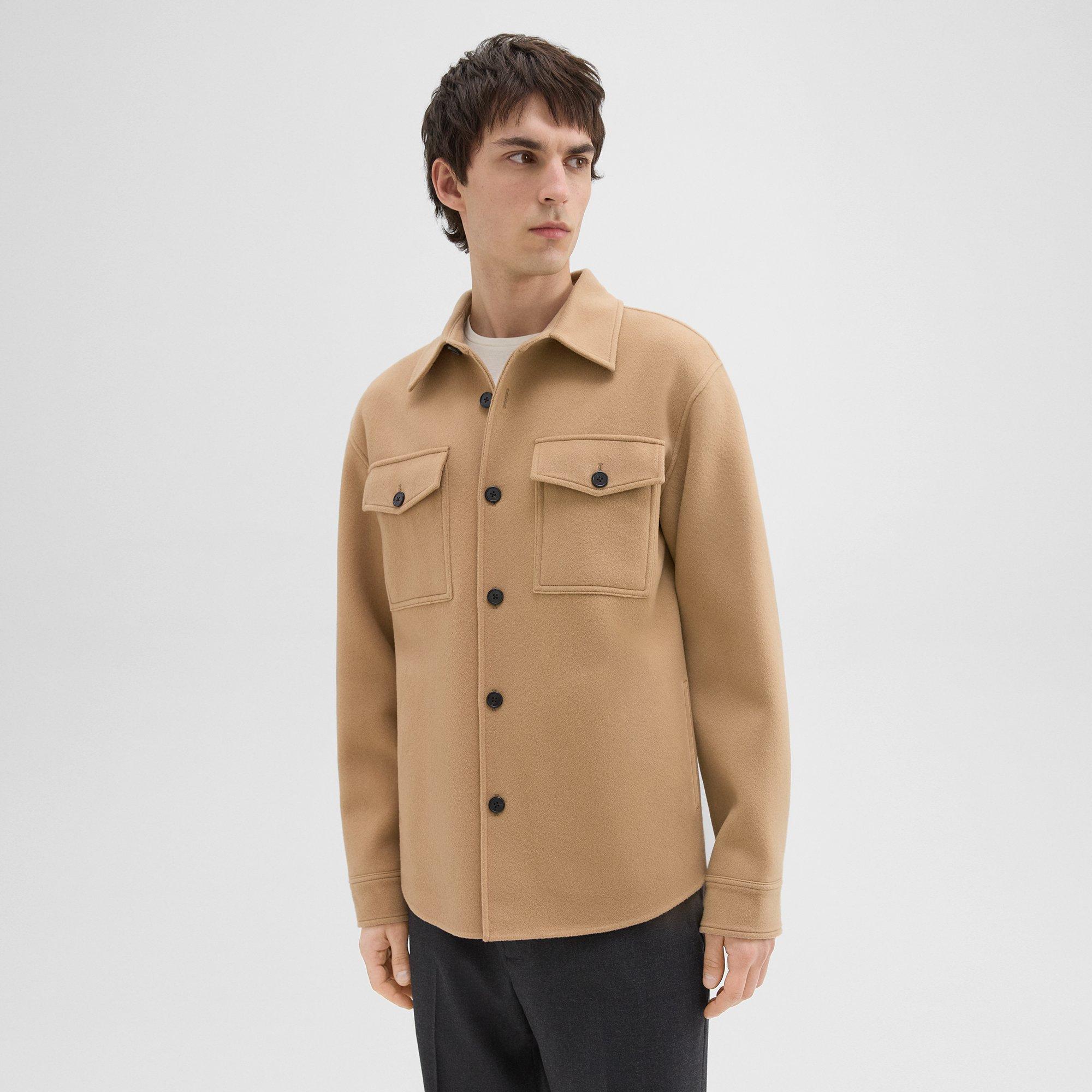 Shirt Jacket in Double-Face Wool-Cashmere