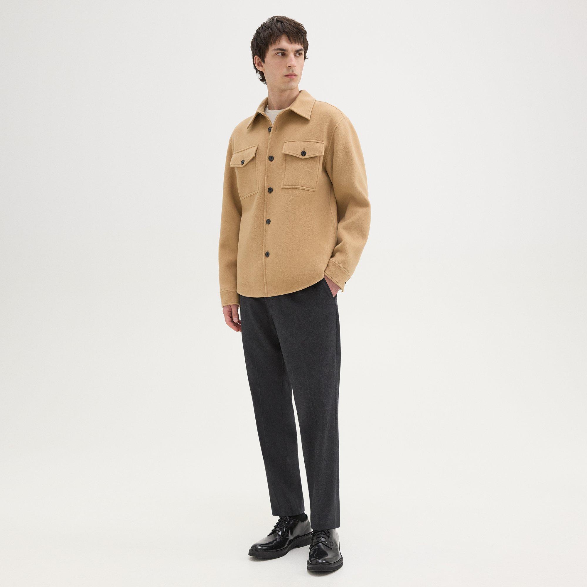 Shirt Jacket in Double-Face Wool-Cashmere