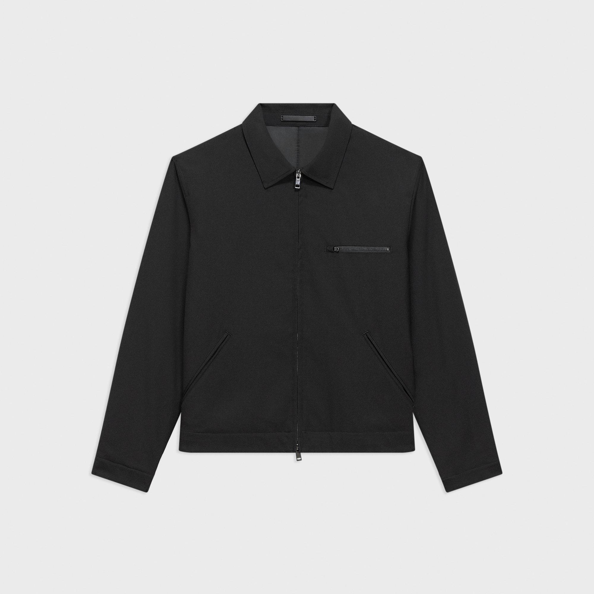 Workwear Jacket in Wool-Blend Twill