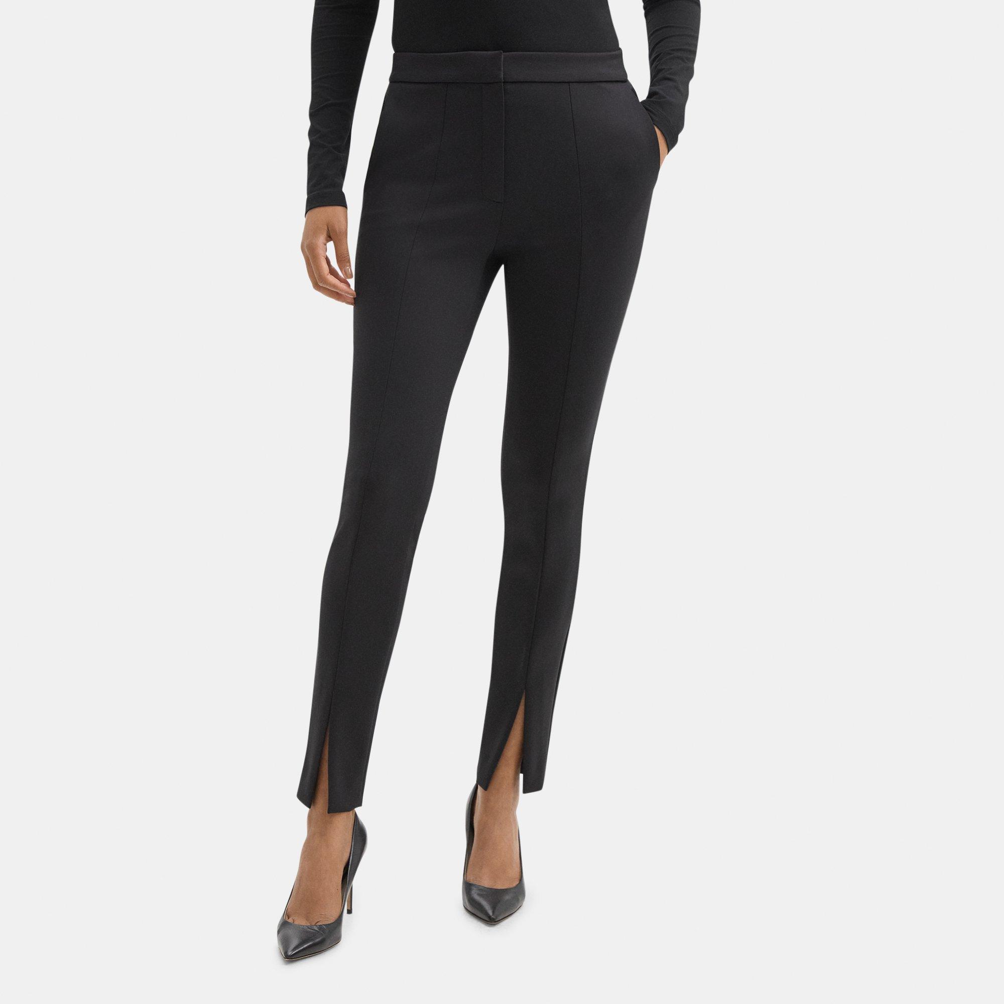 Slim Slit Pant in Tech Knit