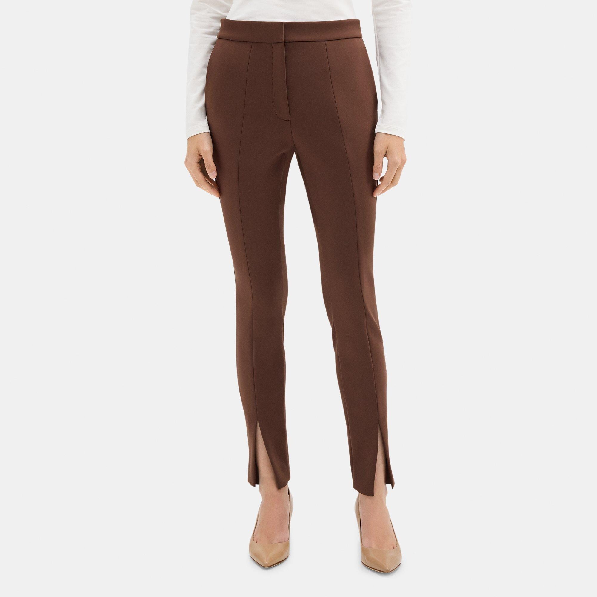Slim Slit Pant in Tech Knit