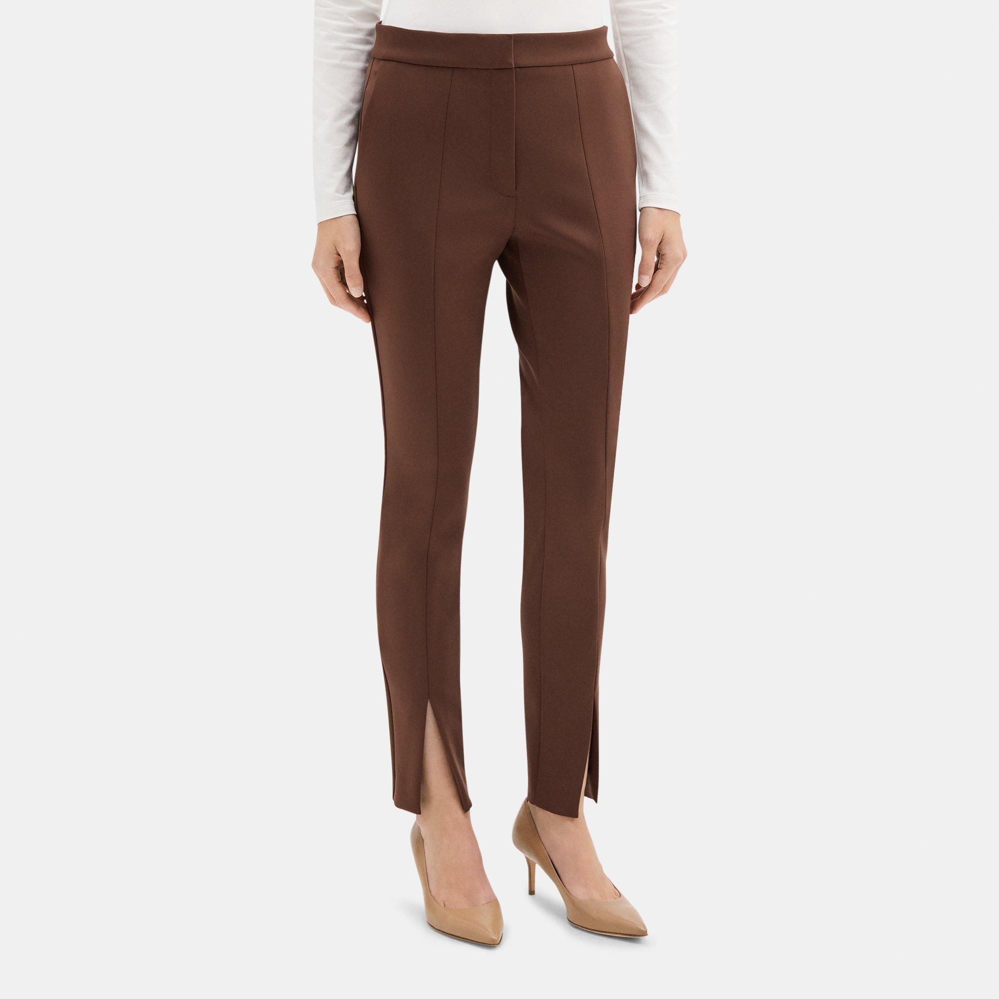 Slim Slit Pant in Tech Knit