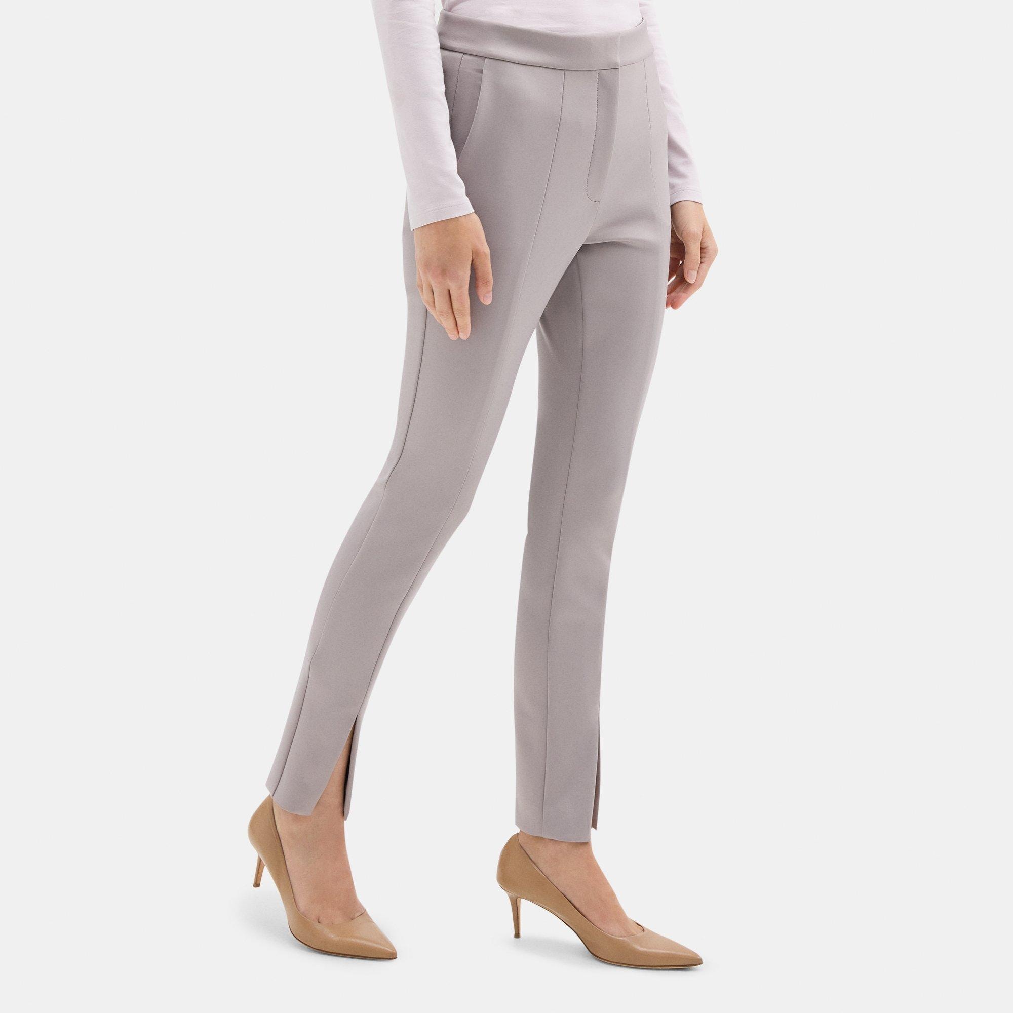 Slim Slit Pant in Tech Knit