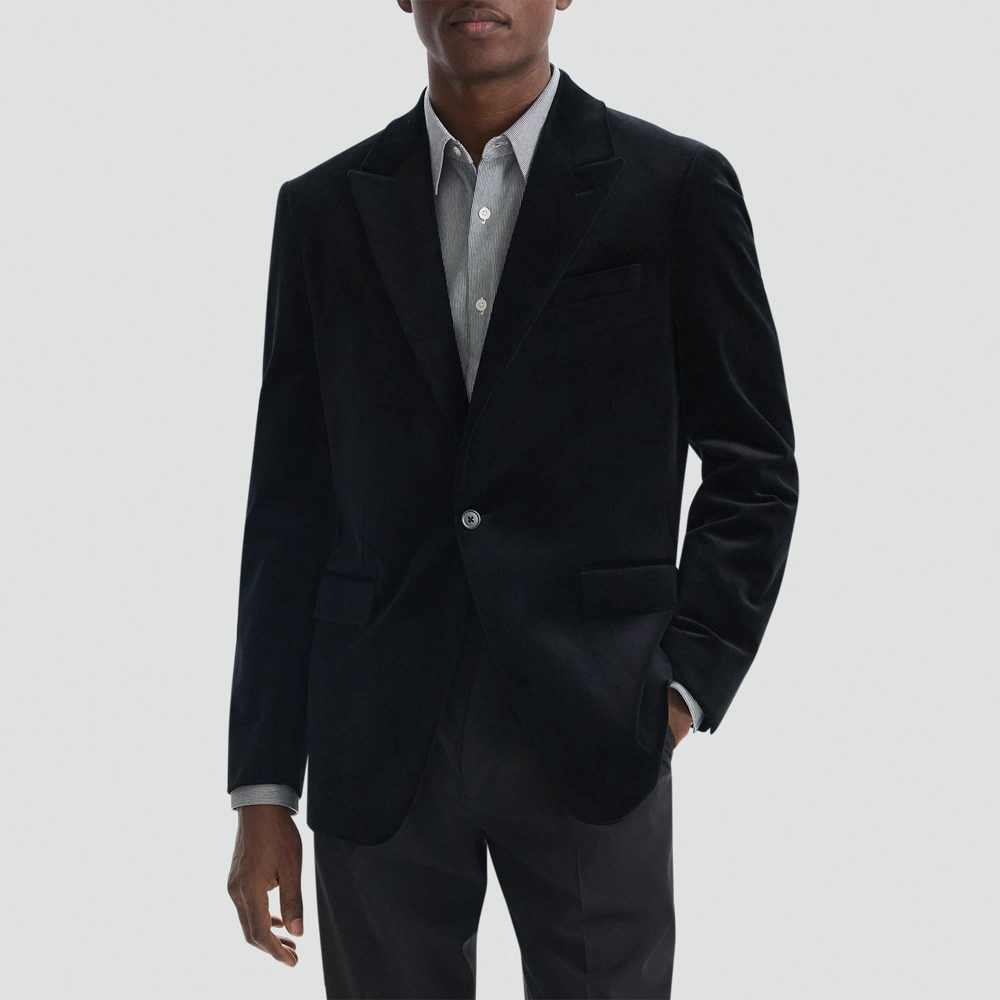 Chambers Blazer in Stretch Velvet