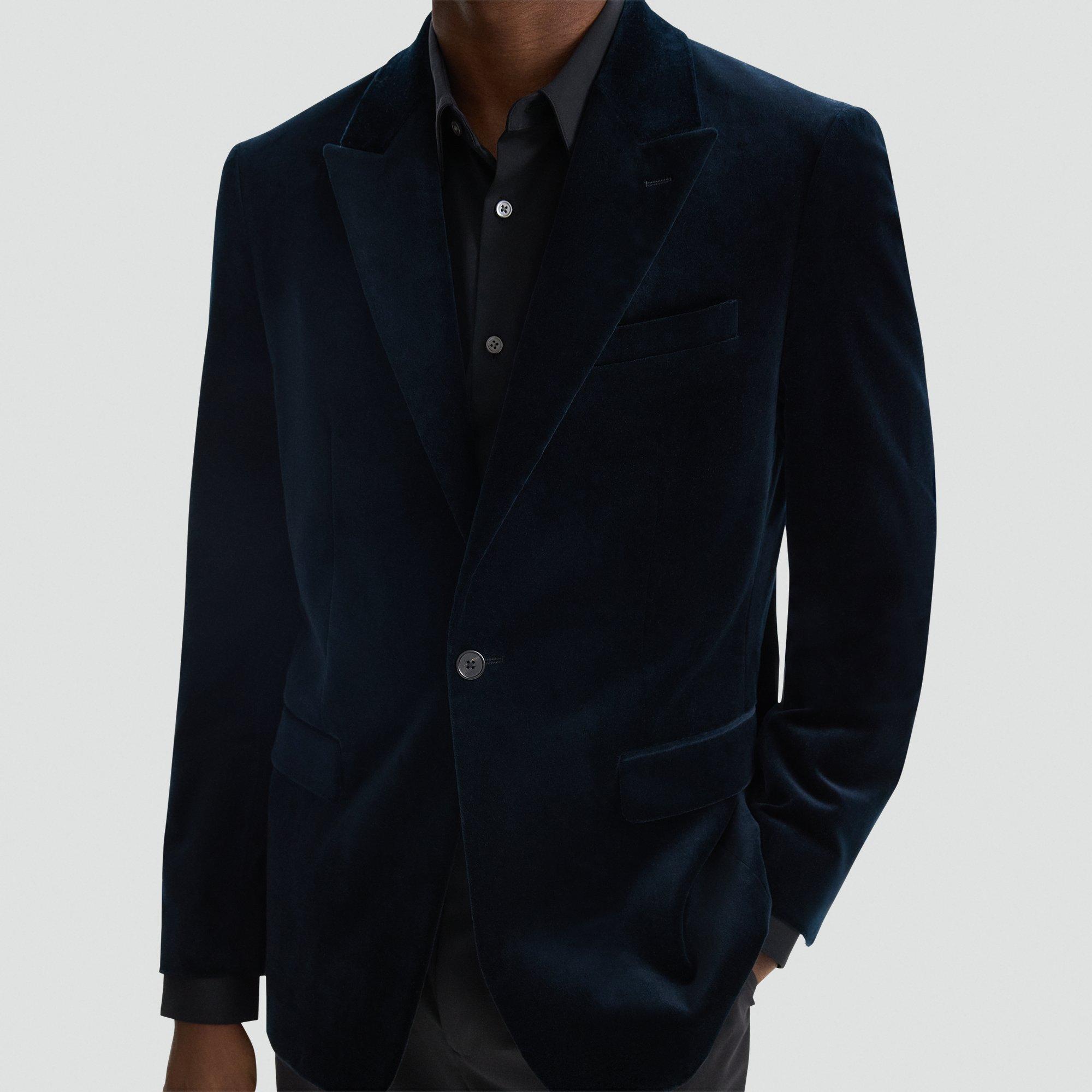 Chambers Blazer in Stretch Velvet