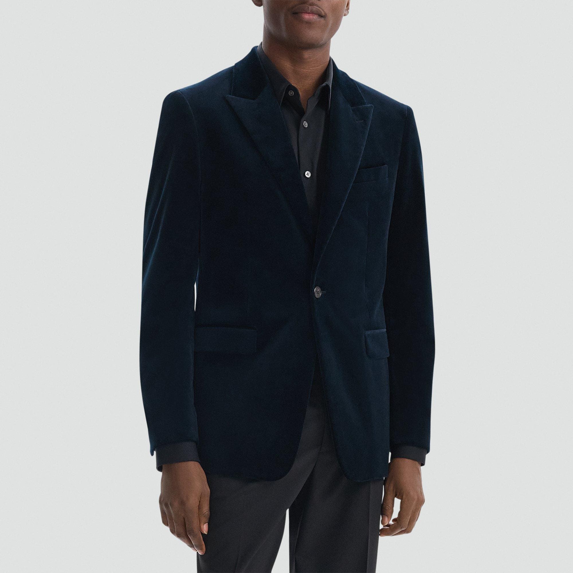 Chambers Blazer in Stretch Velvet