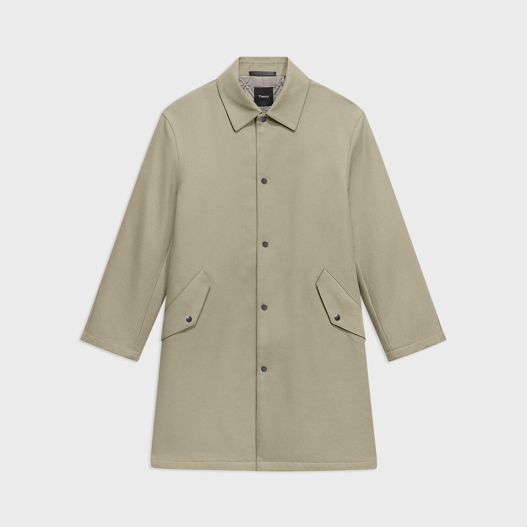 Overcoat in Cotton Twill