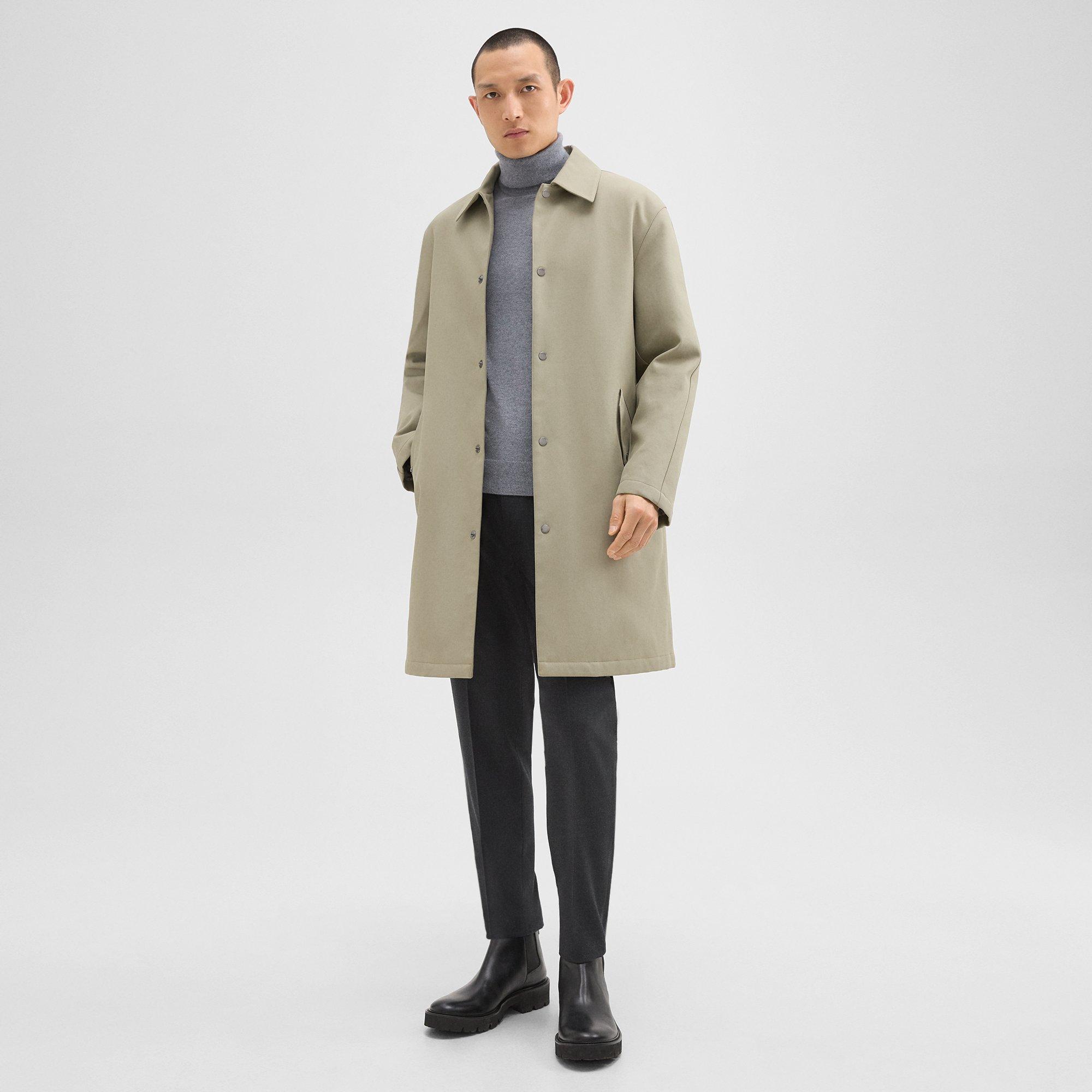 Overcoat in Cotton Twill