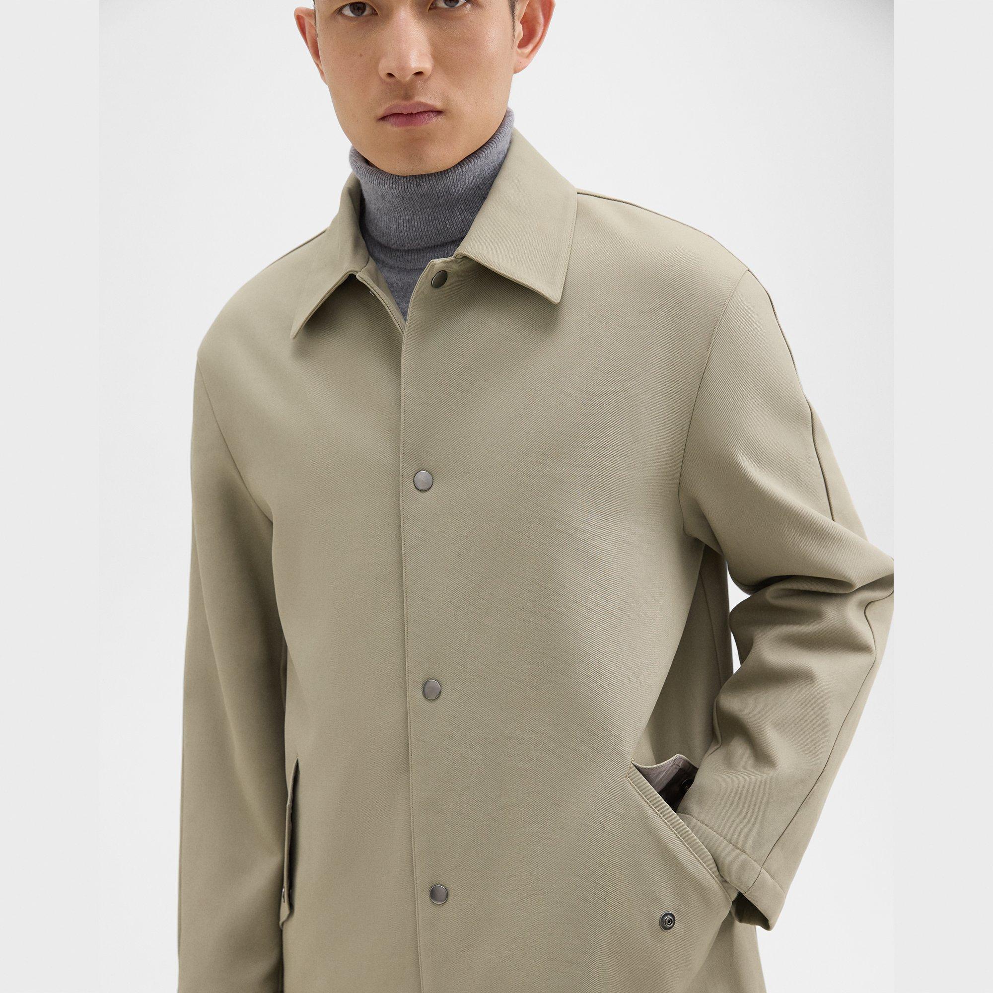 Overcoat in Cotton Twill