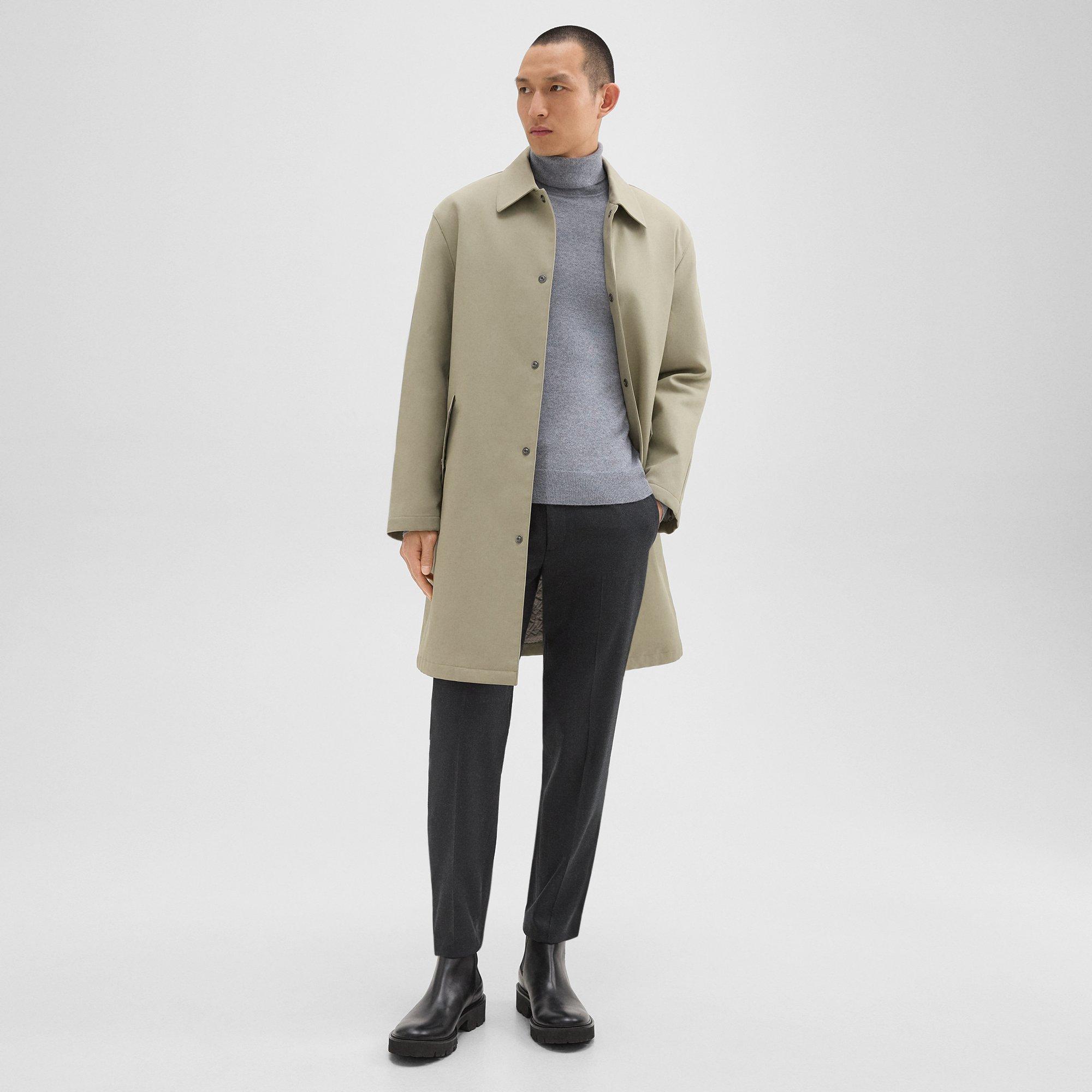 Overcoat in Cotton Twill