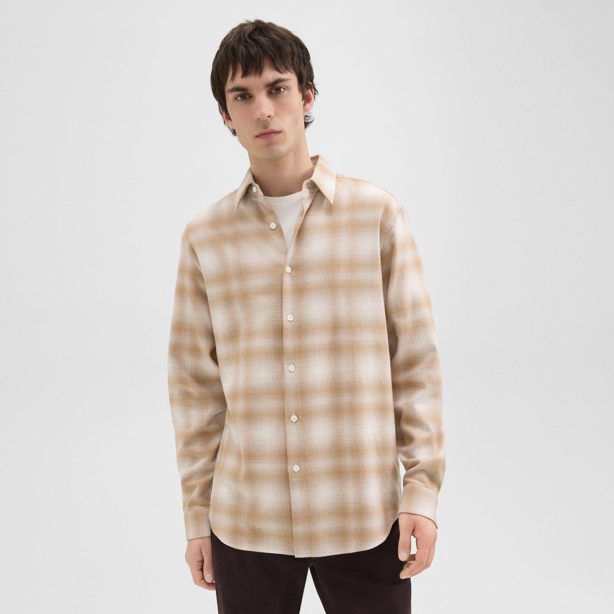 Irving Shirt in Plaid Cotton Flannel