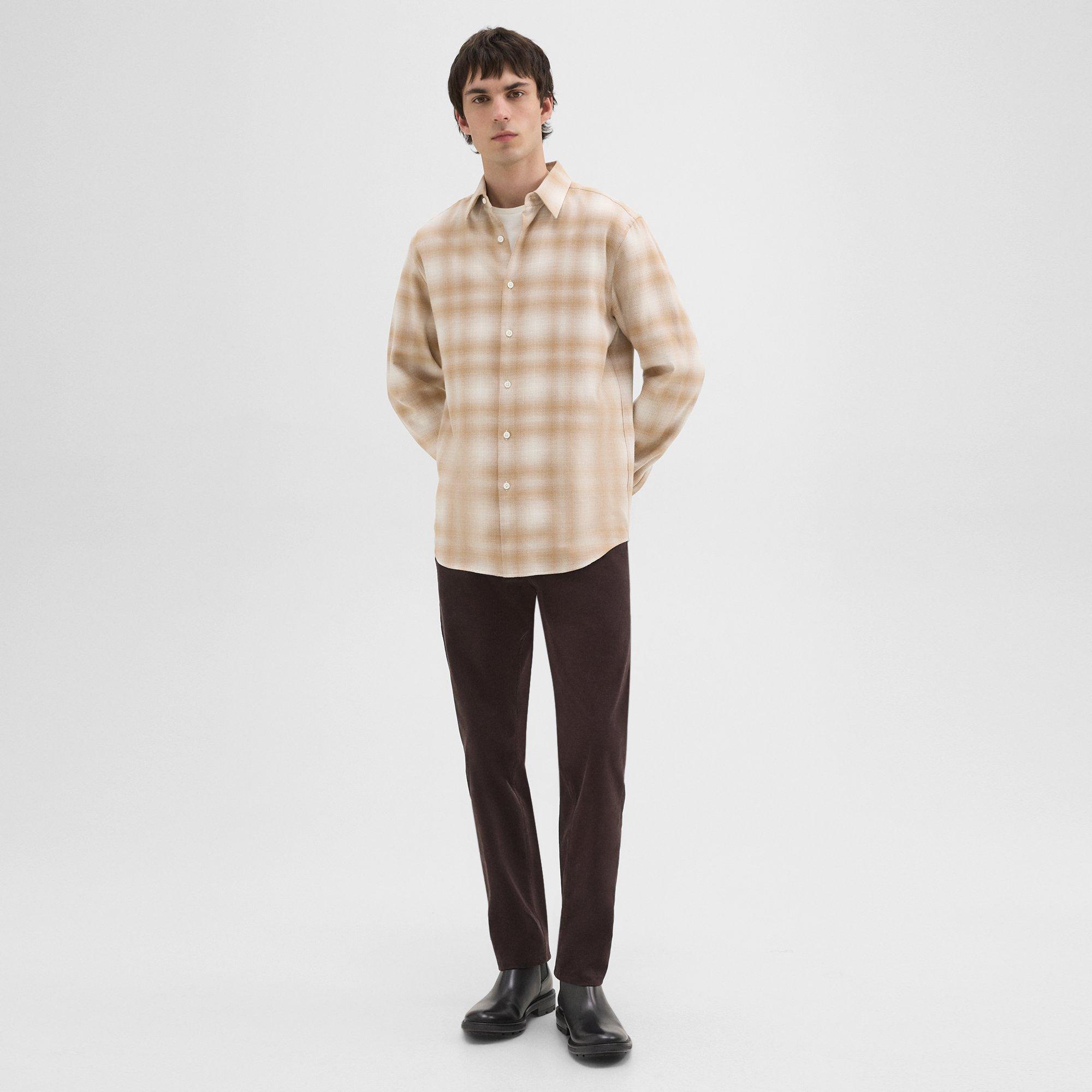 Irving Shirt in Plaid Cotton Flannel