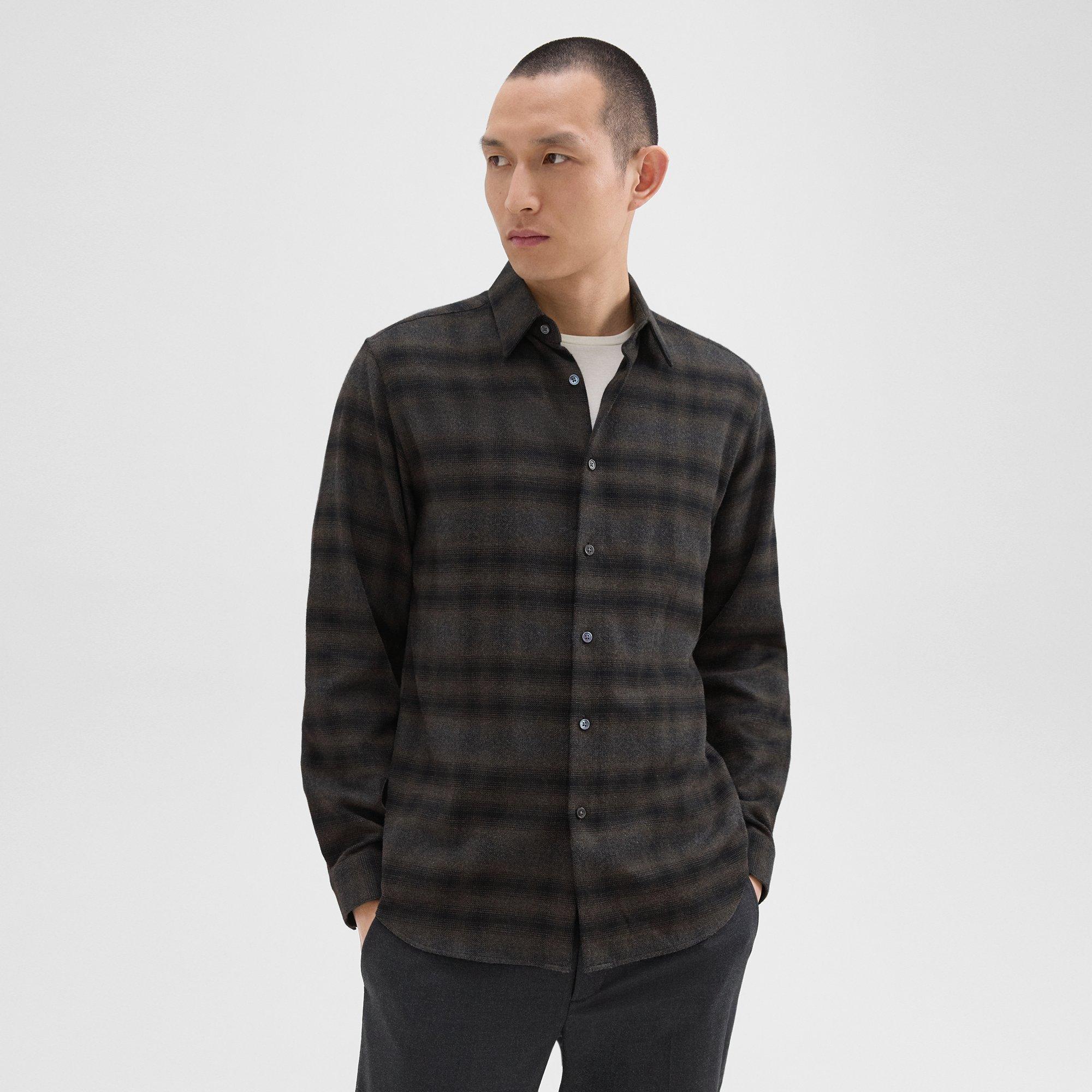 Irving Shirt in Plaid Cotton Flannel