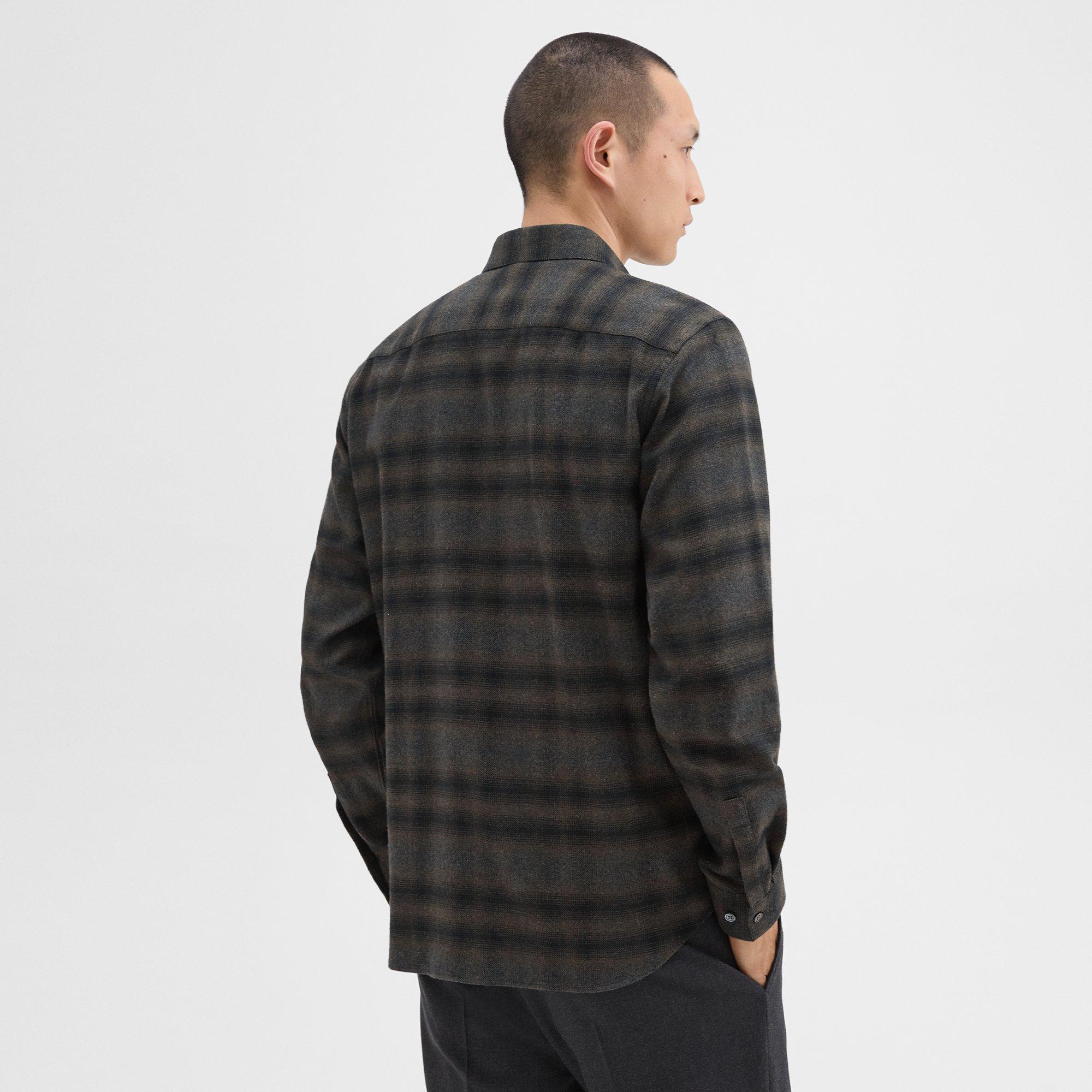 Irving Shirt in Plaid Cotton Flannel