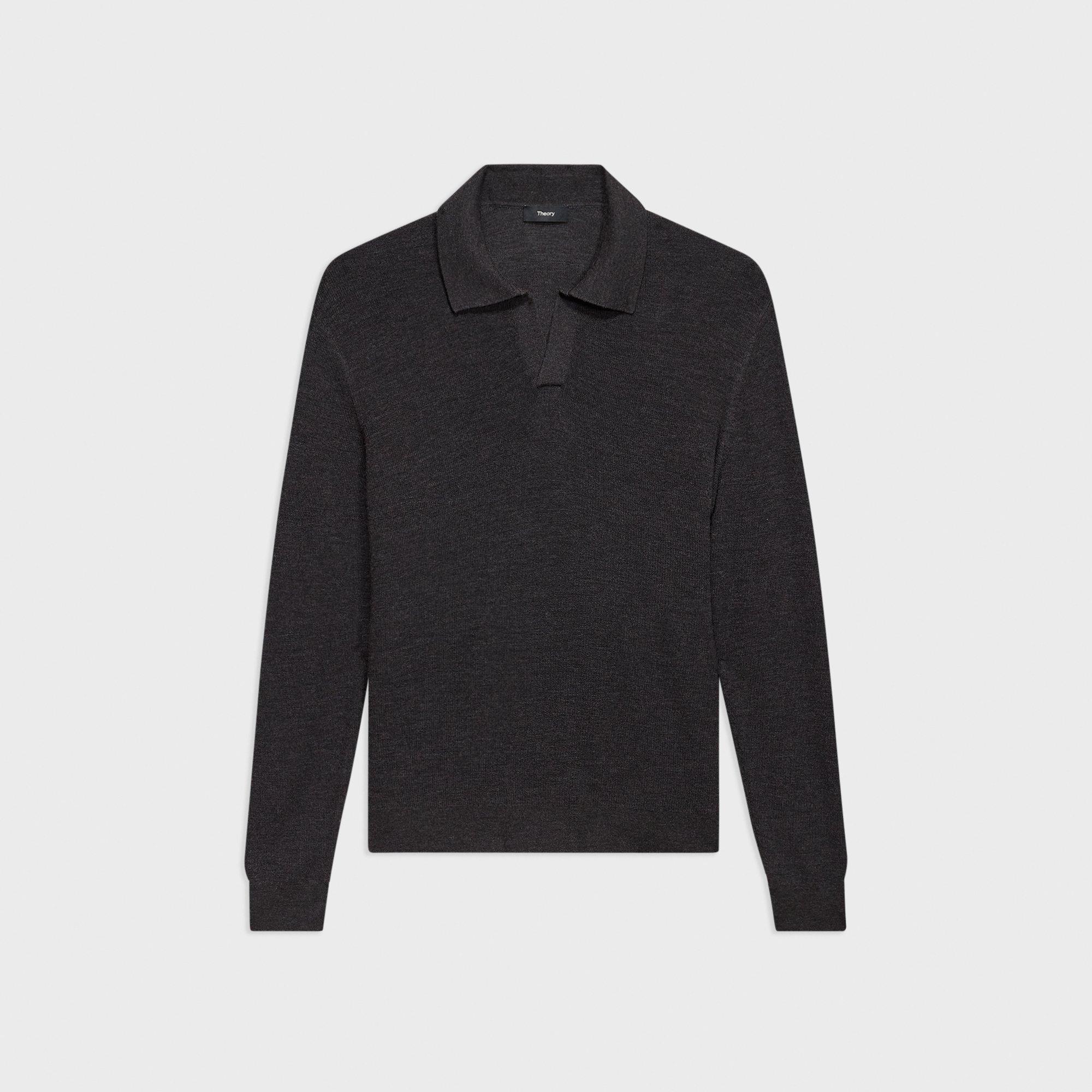 Johnny Collar Sweater in Merino Wool