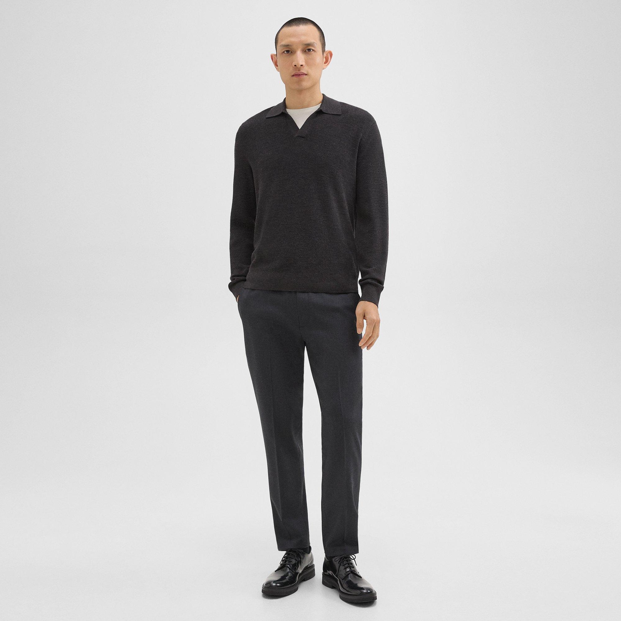 Johnny Collar Sweater in Merino Wool