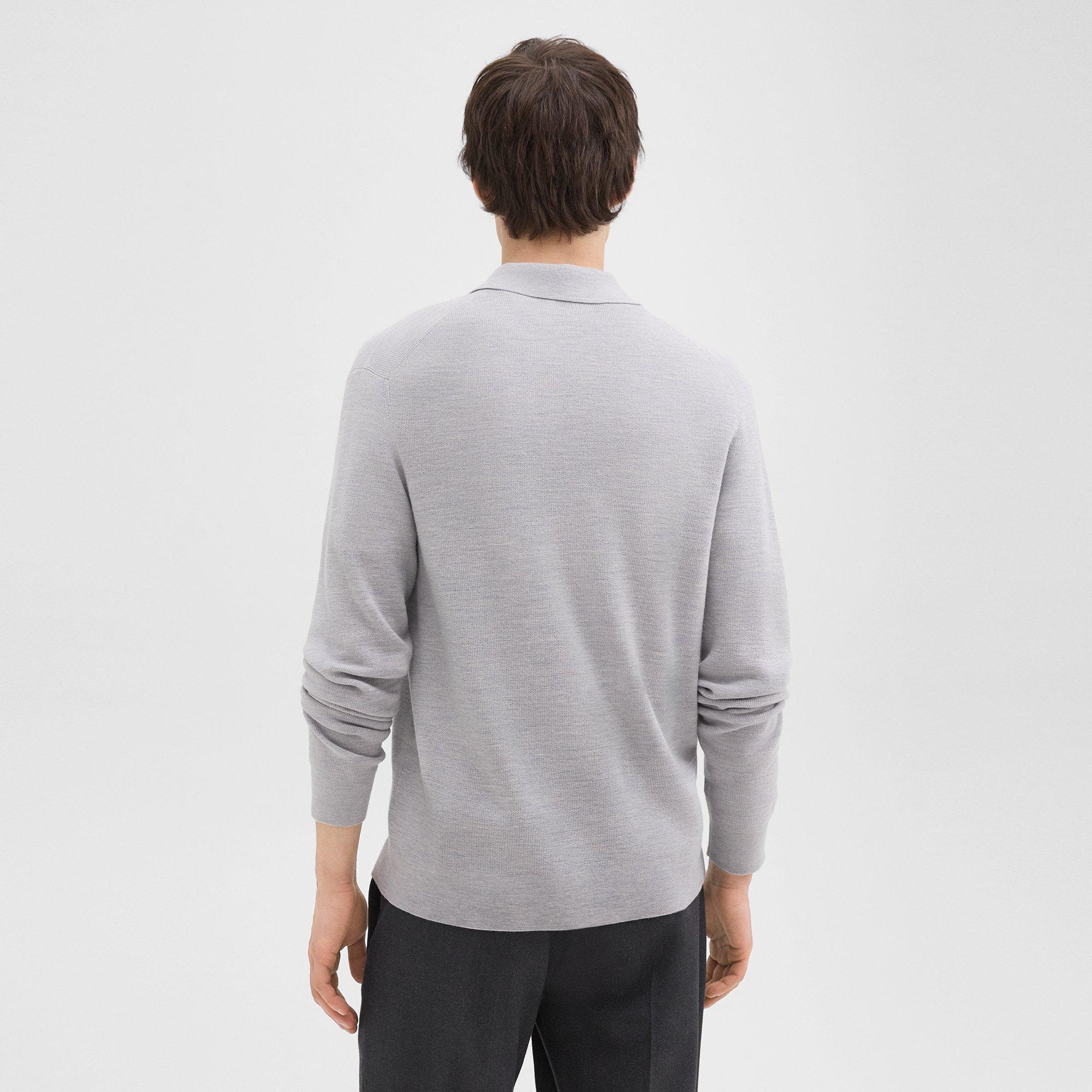 Johnny Collar Sweater in Merino Wool