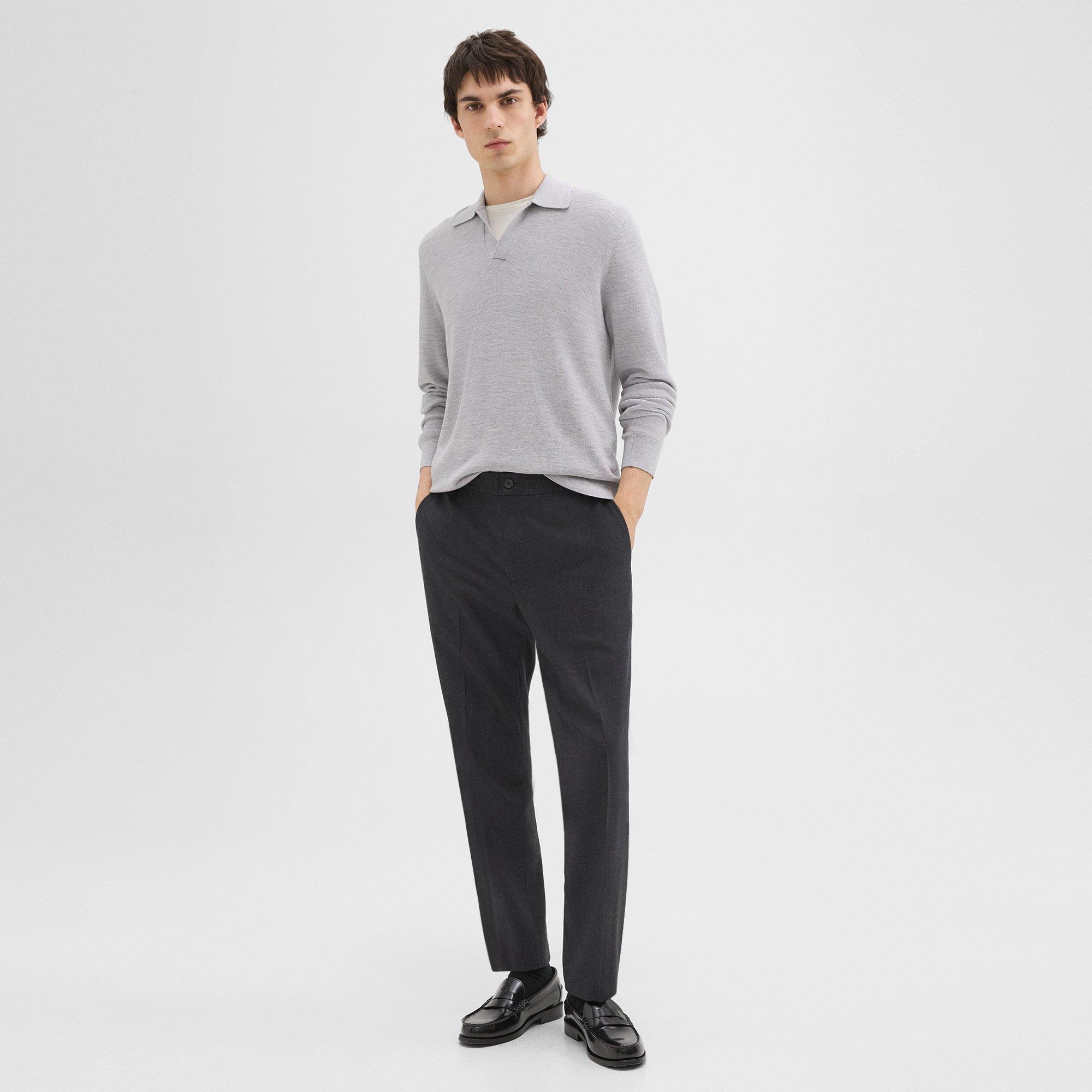 Johnny Collar Sweater in Merino Wool