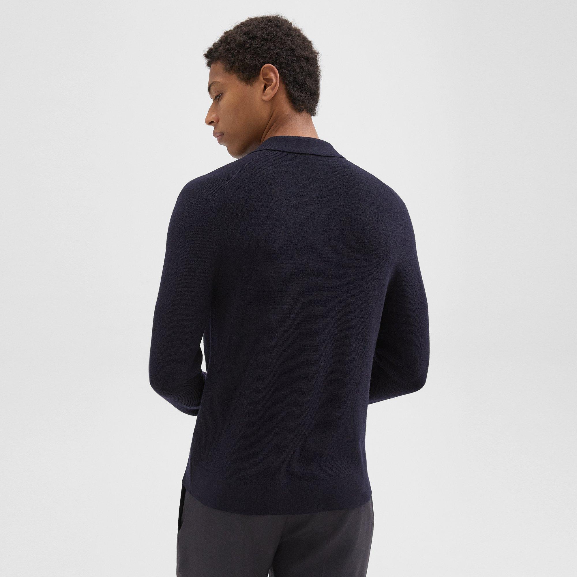 Johnny Collar Sweater in Merino Wool