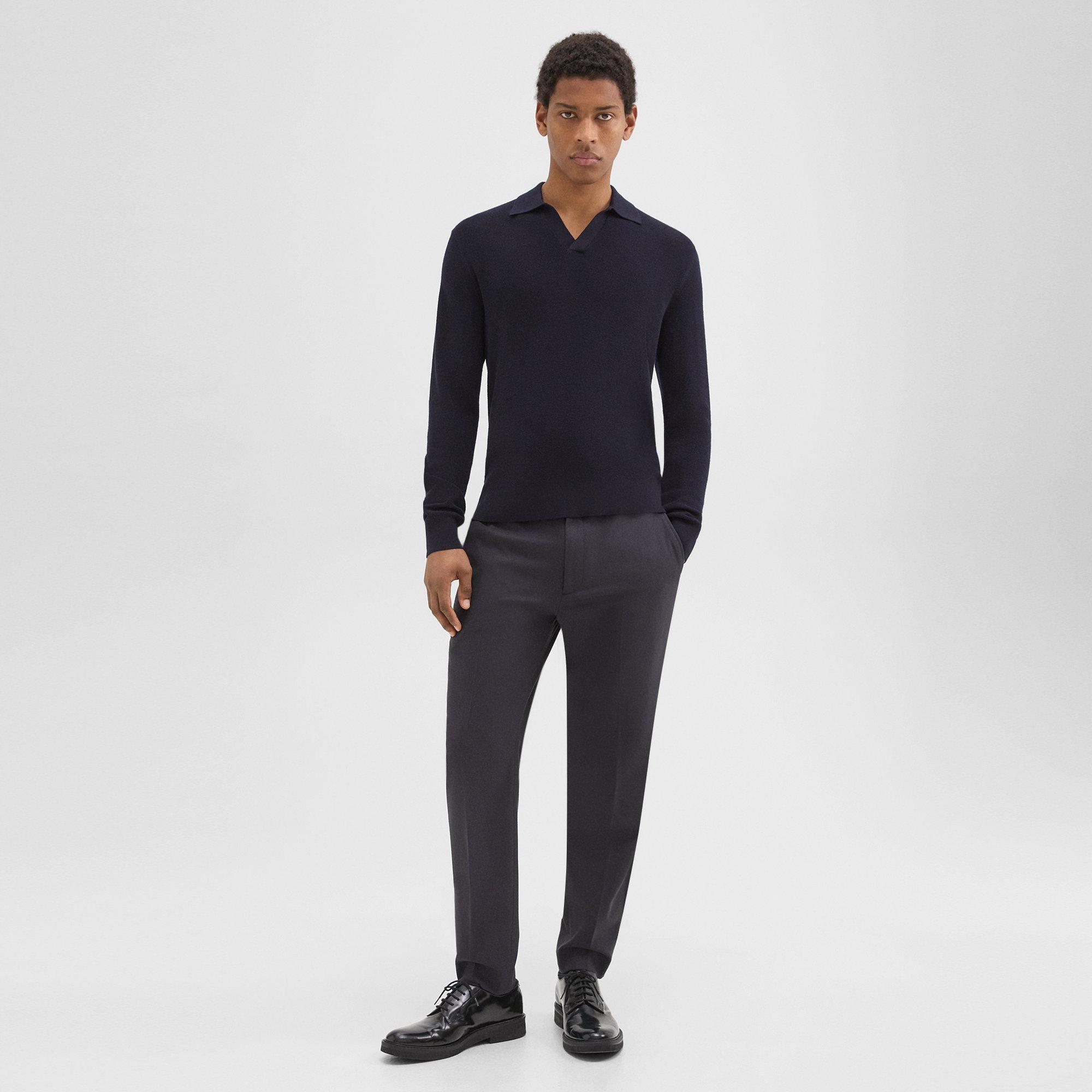 Johnny Collar Sweater in Merino Wool