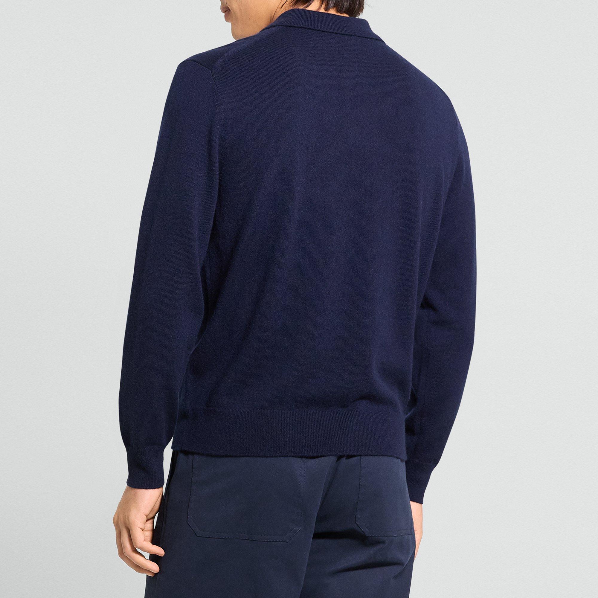Goris Long-Sleeve Polo Shirt in Cashmere