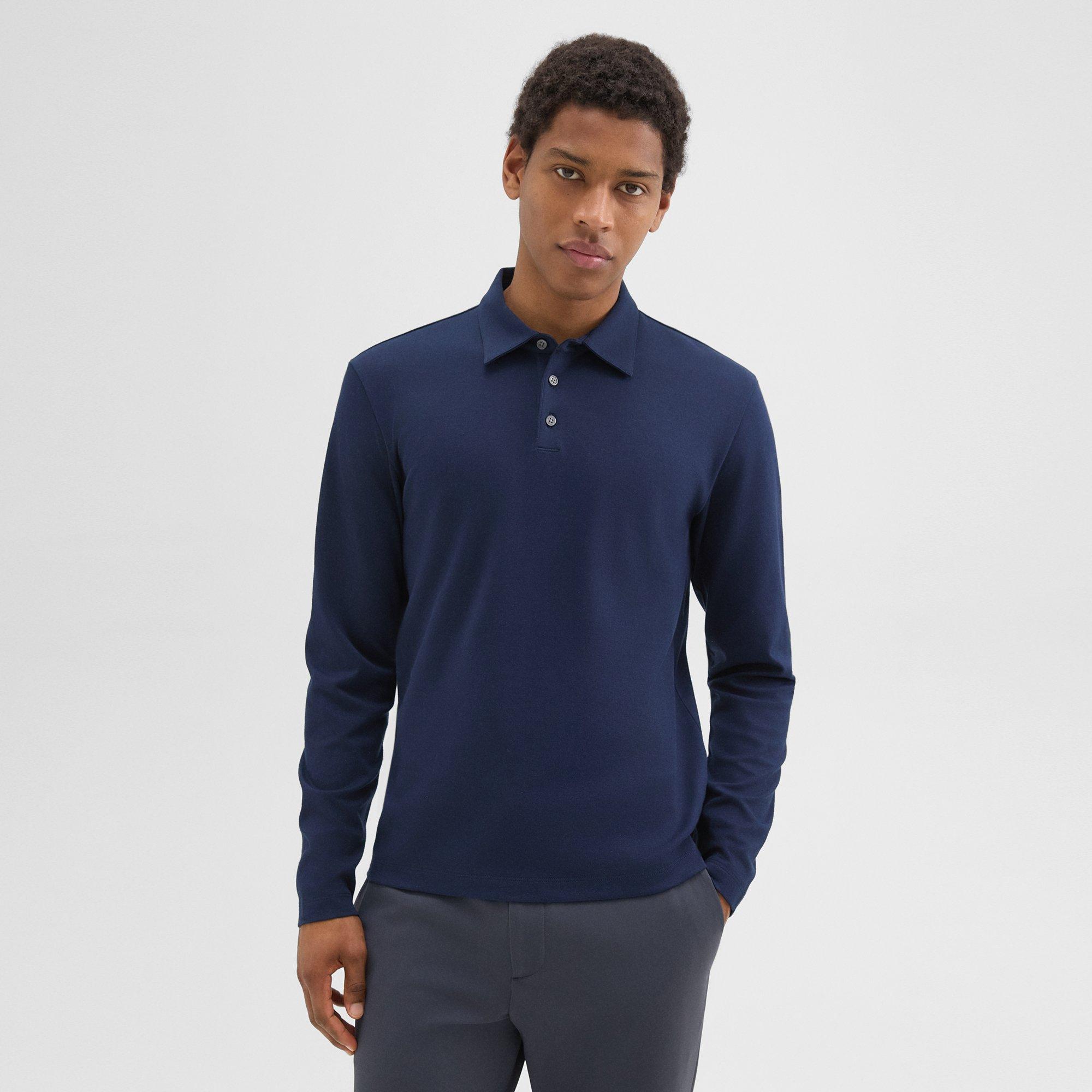 Long sleeve polo best sale