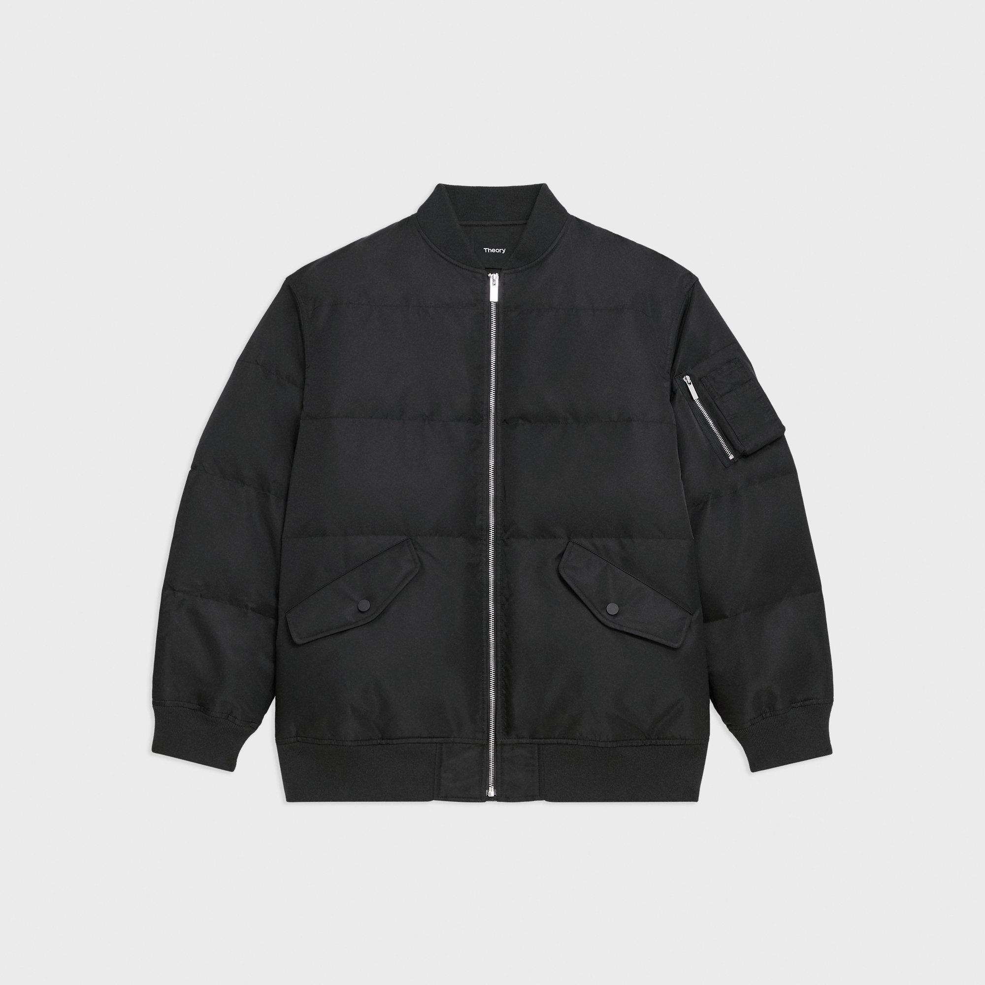 Recycled Nylon Flight Puffer Jacket | Theory