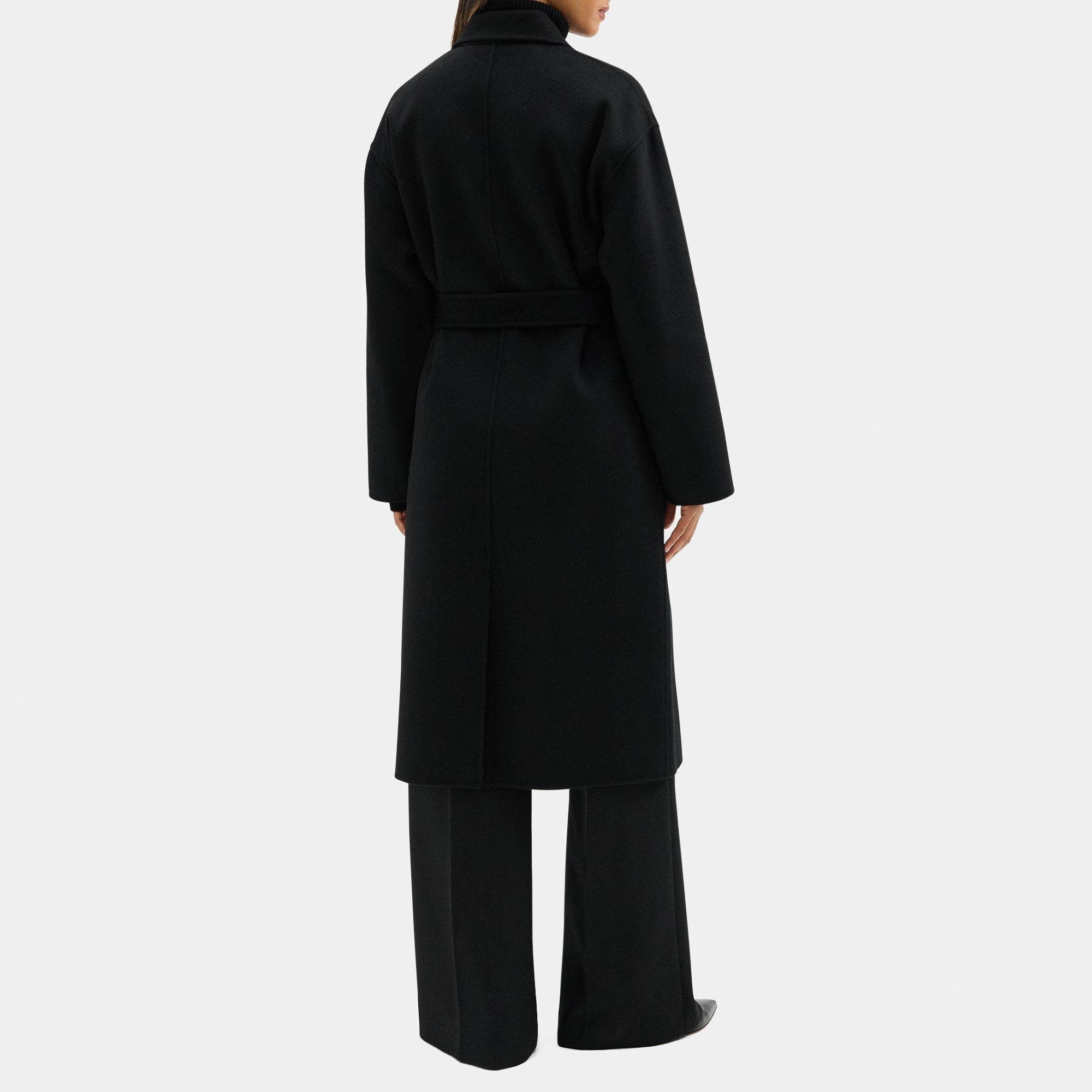 Robe Coat in Double-Face Wool-Cashmere