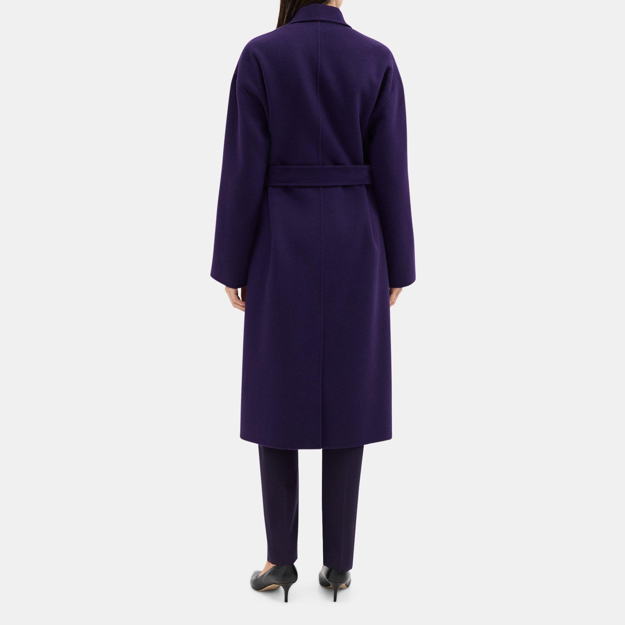 Robe Coat in Double-Face Wool-Cashmere
