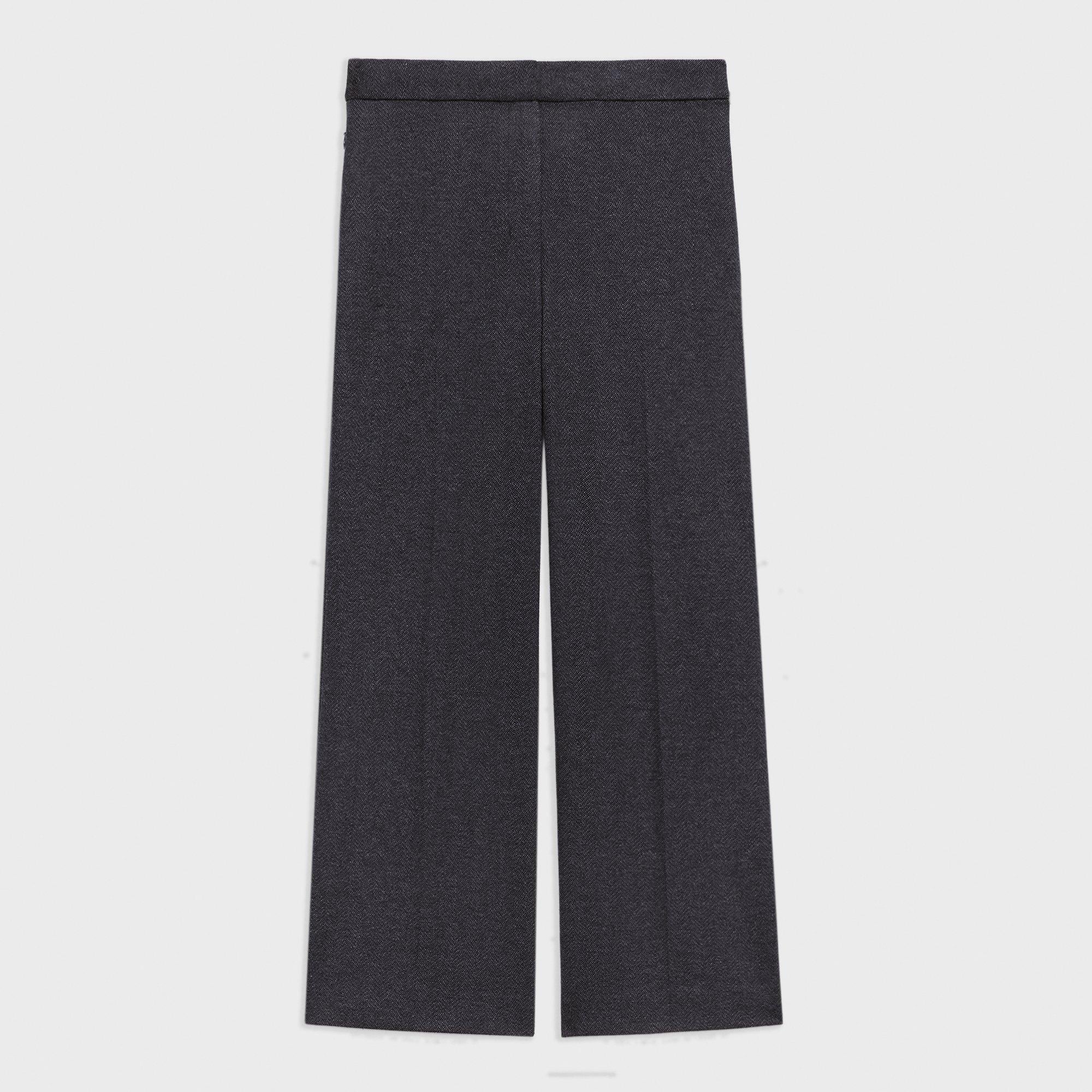 Kick Pant in Herringbone Knit