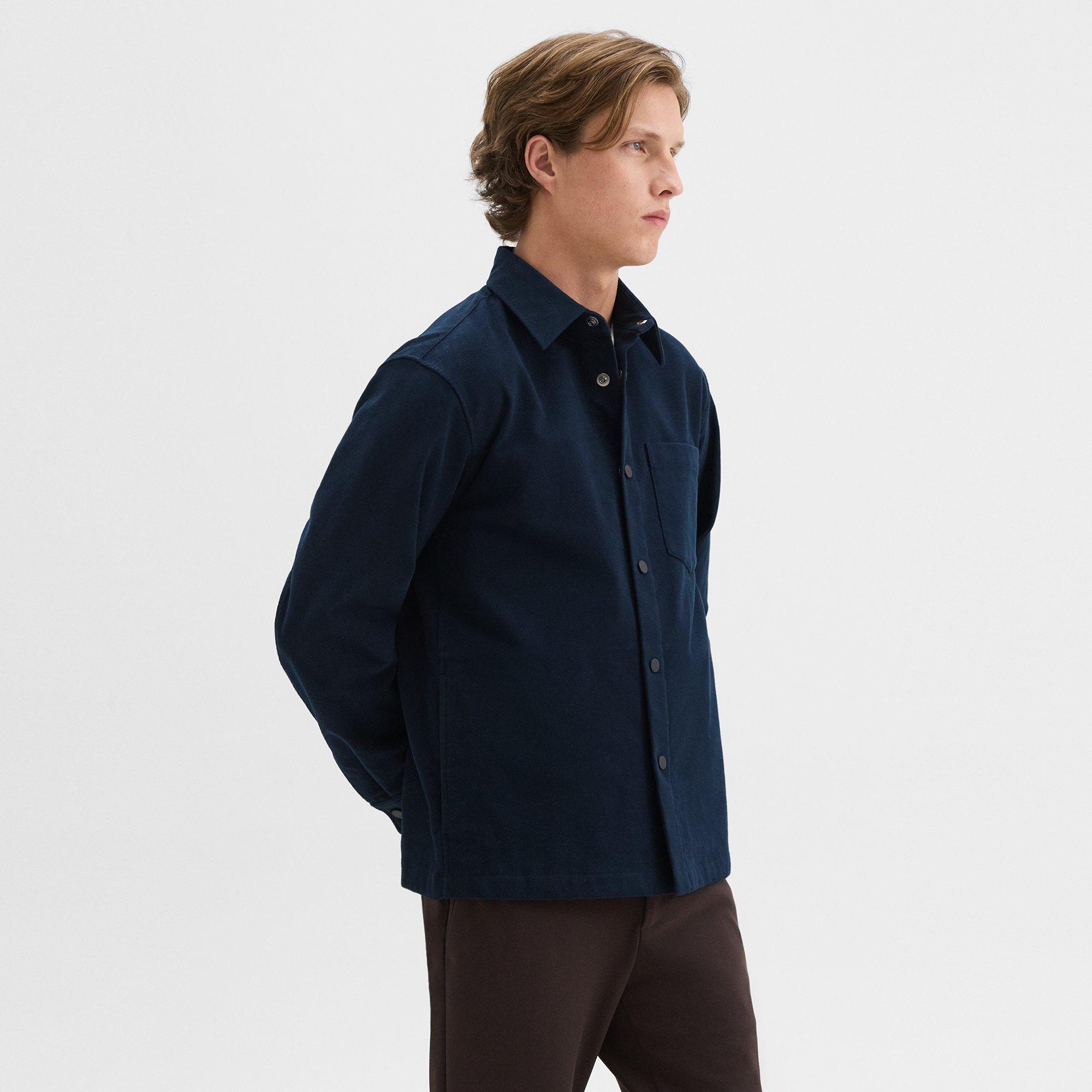 Shirt Jacket in Moleskin Twill