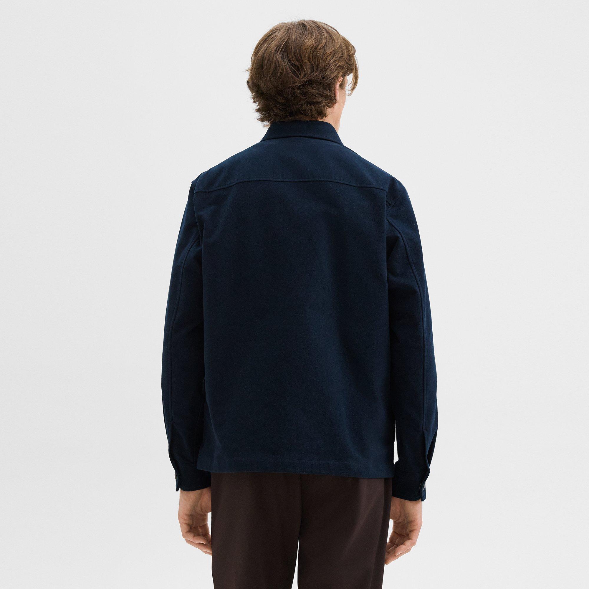 Shirt Jacket in Moleskin Twill