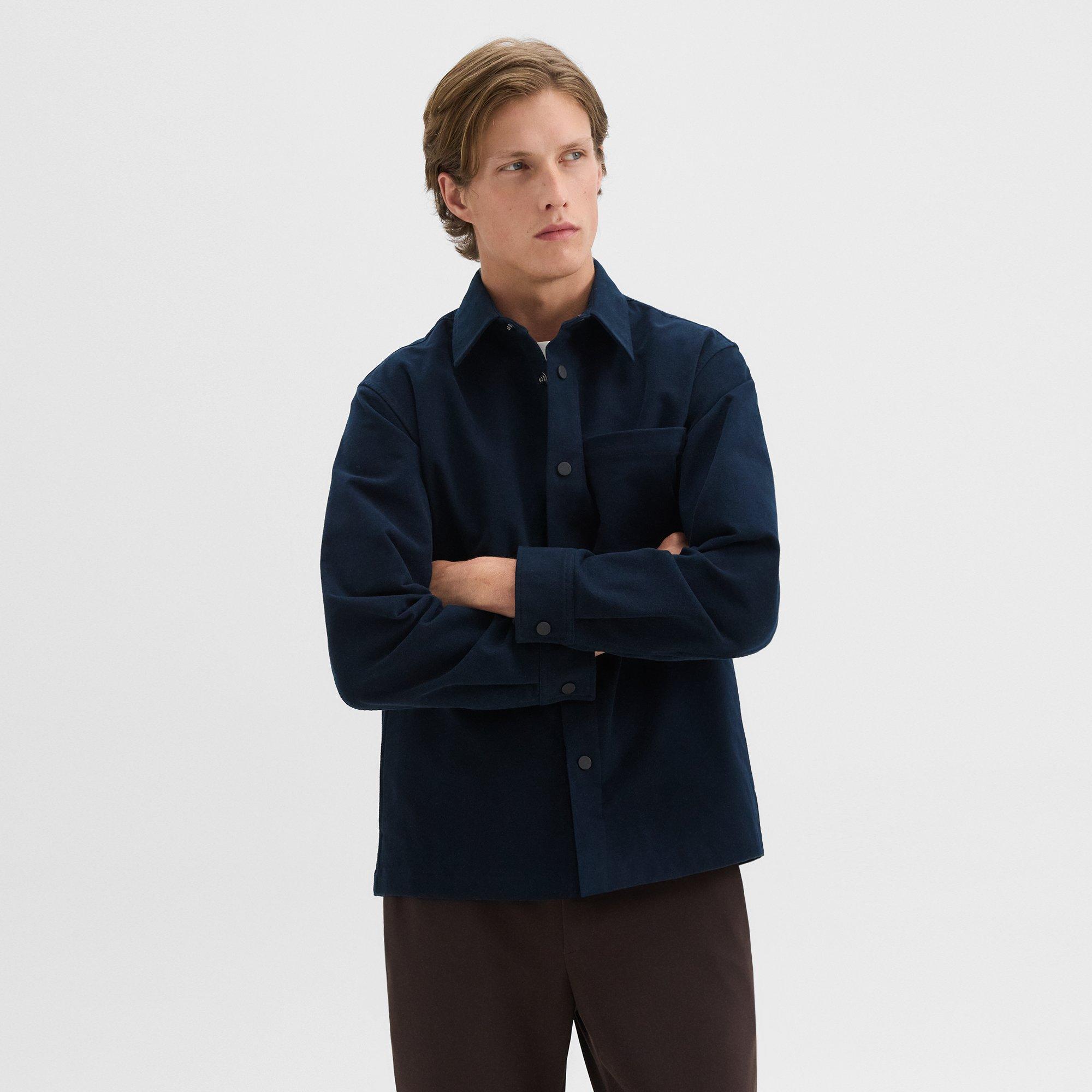 Shirt Jacket in Moleskin Twill