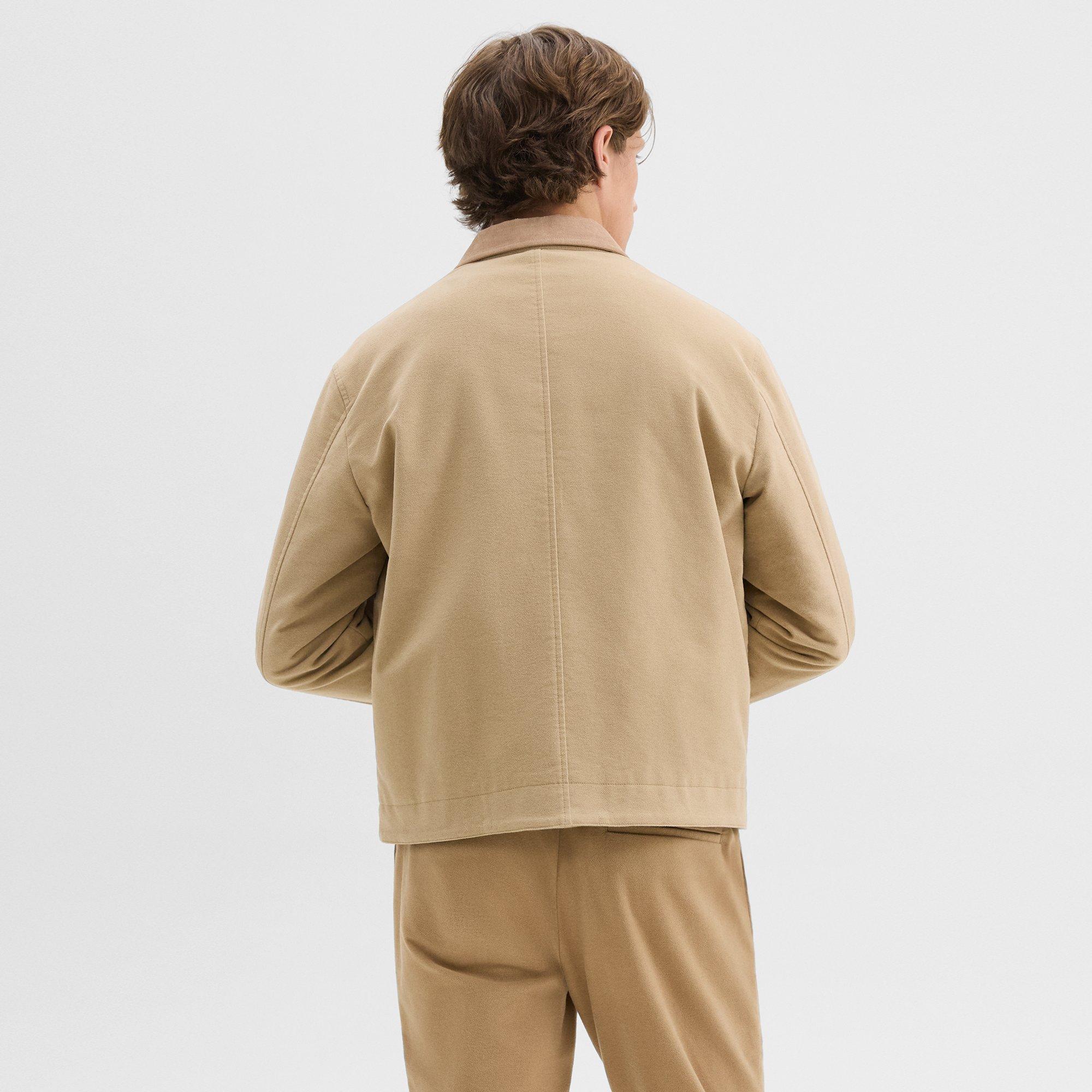 Workwear-Jacke aus Moleskin Twill